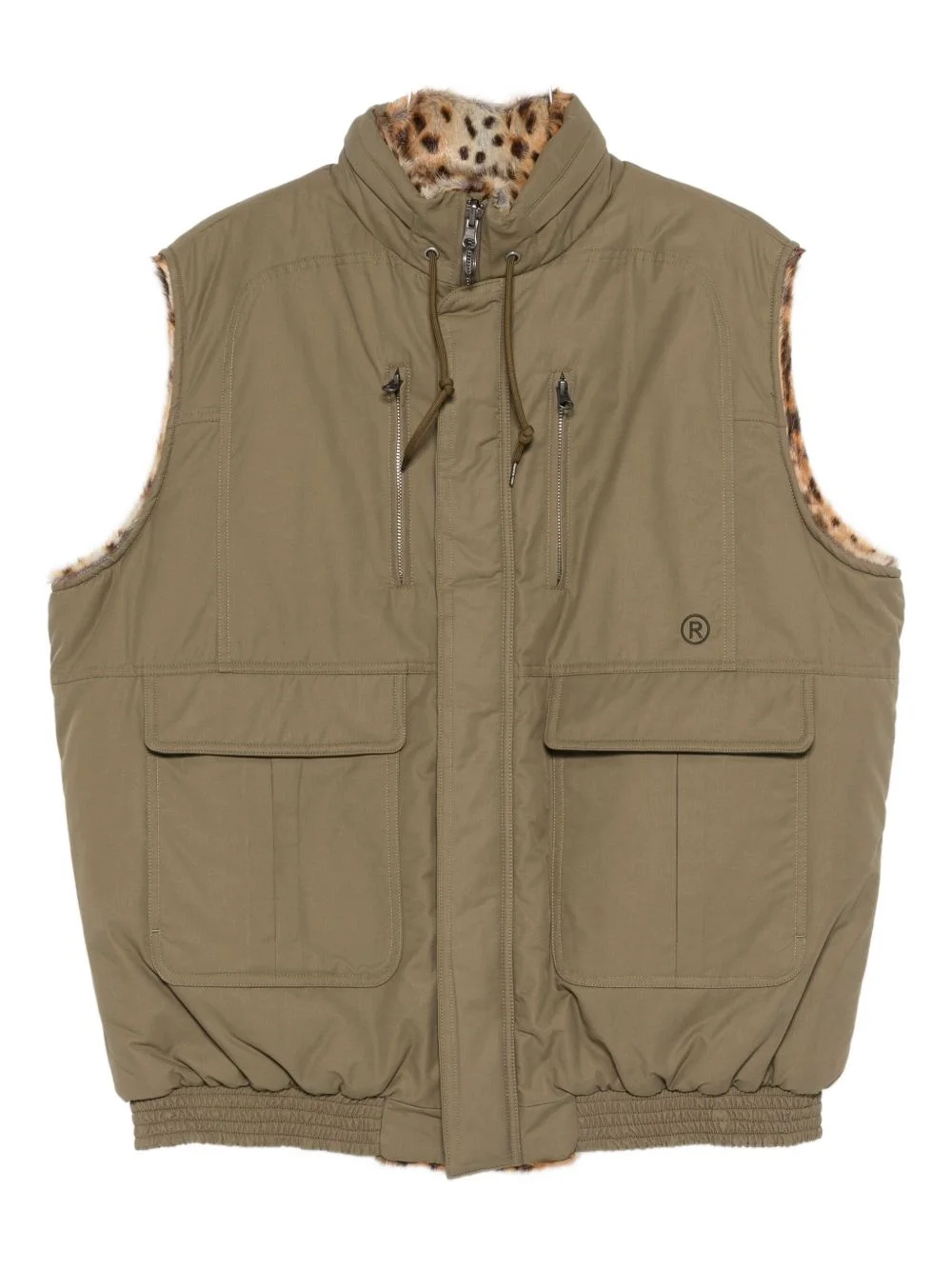 reversible faux-fur gilet - 1