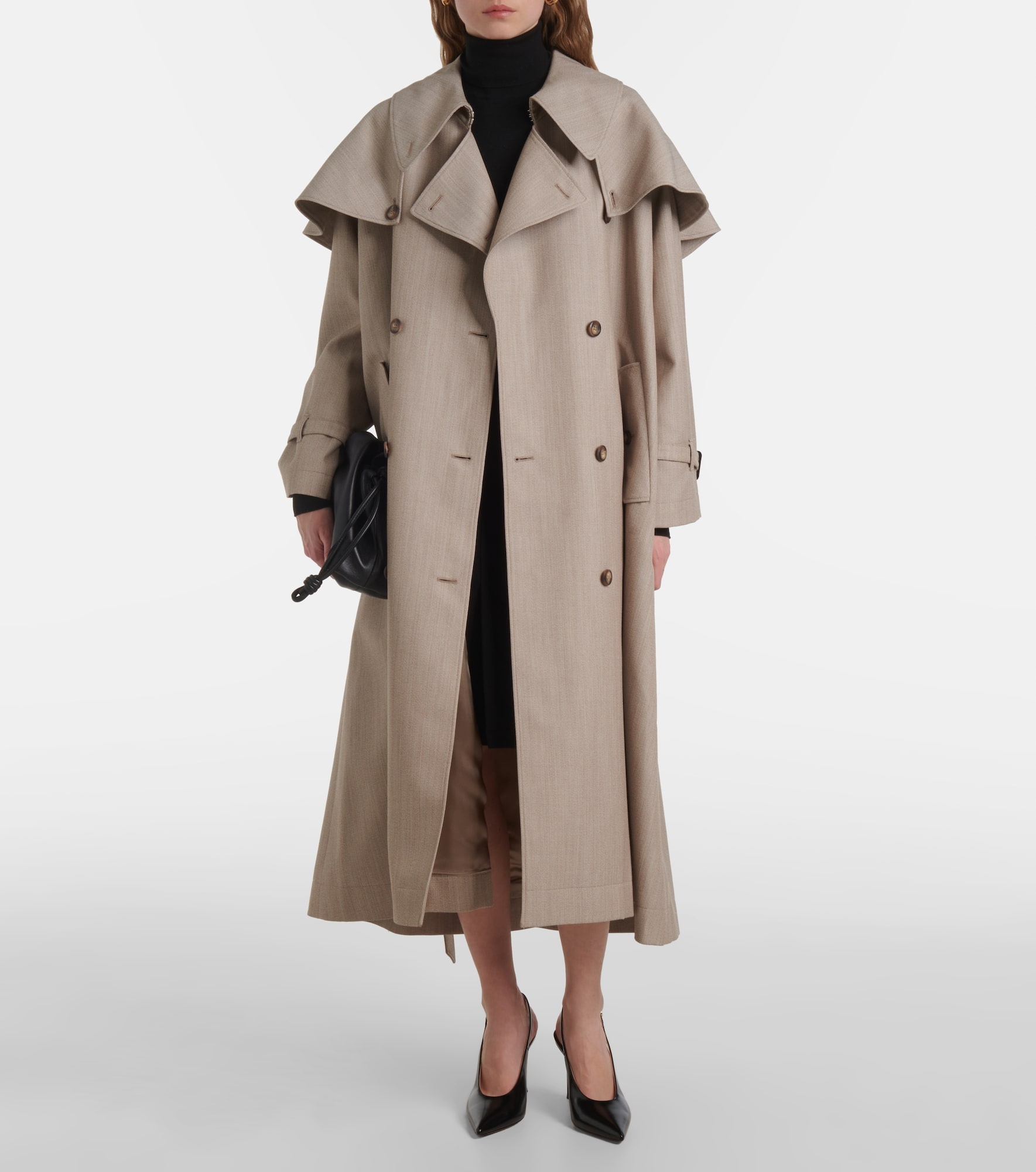 Billie virgin wool trench coat - 2