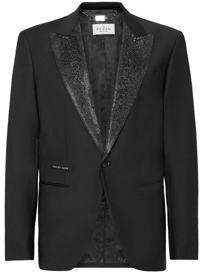 rhinestone-embellished blazer 1