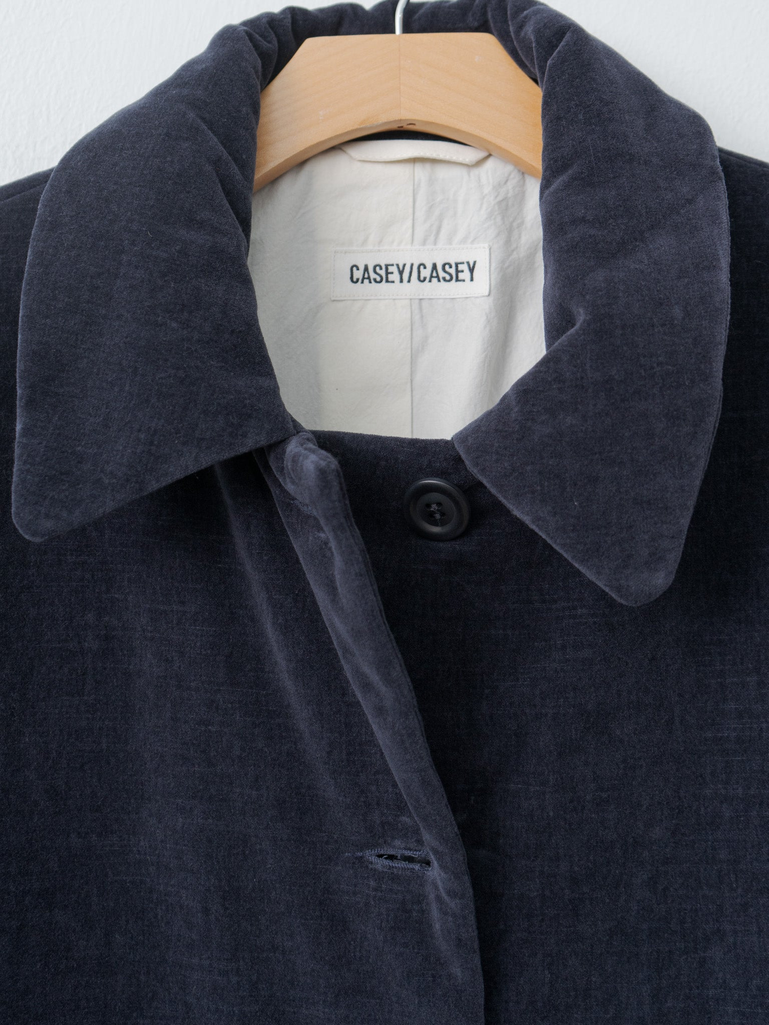 Milu Coat L VELVET - Navy - 7