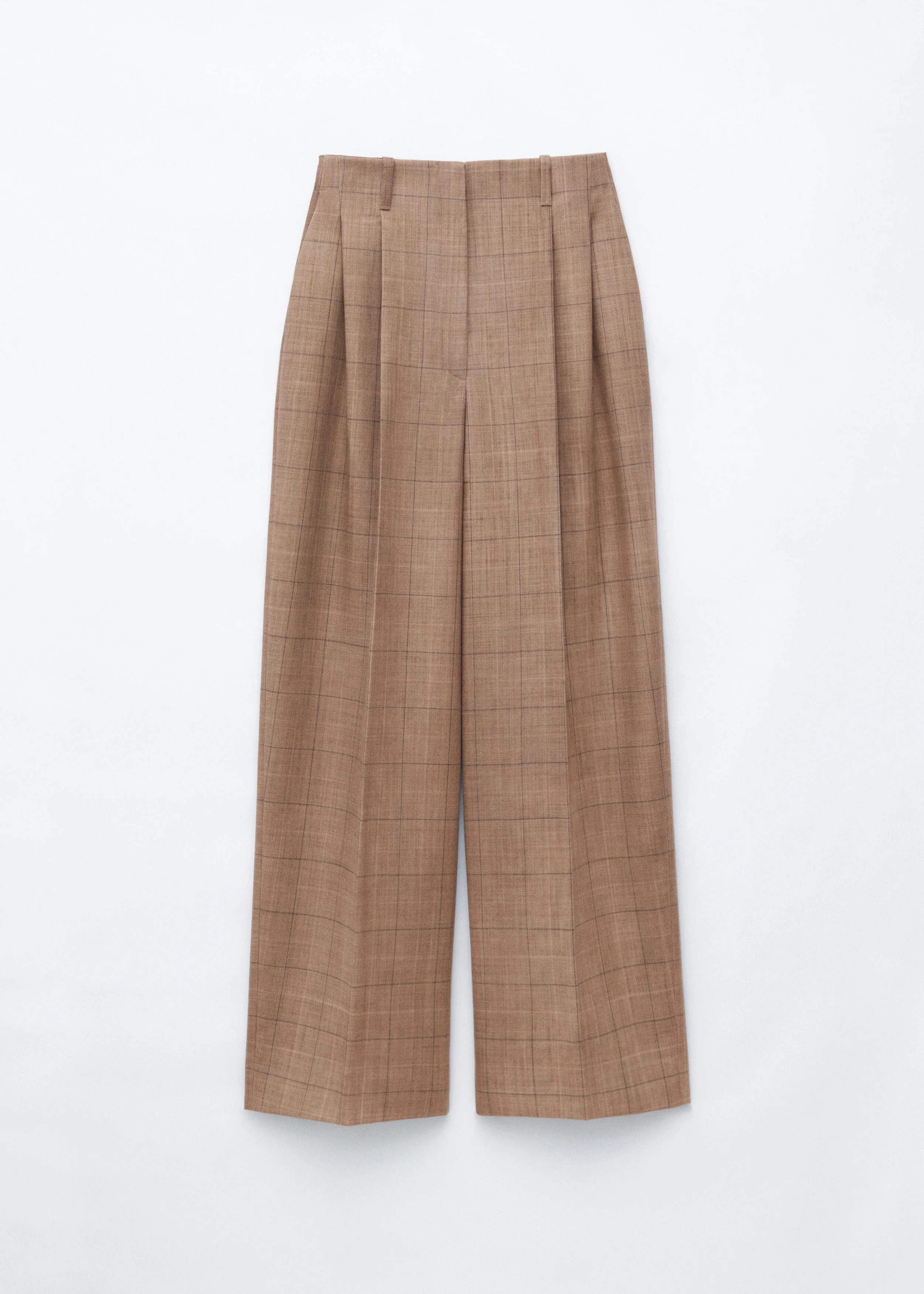 Pleated Wool Trousers - 1