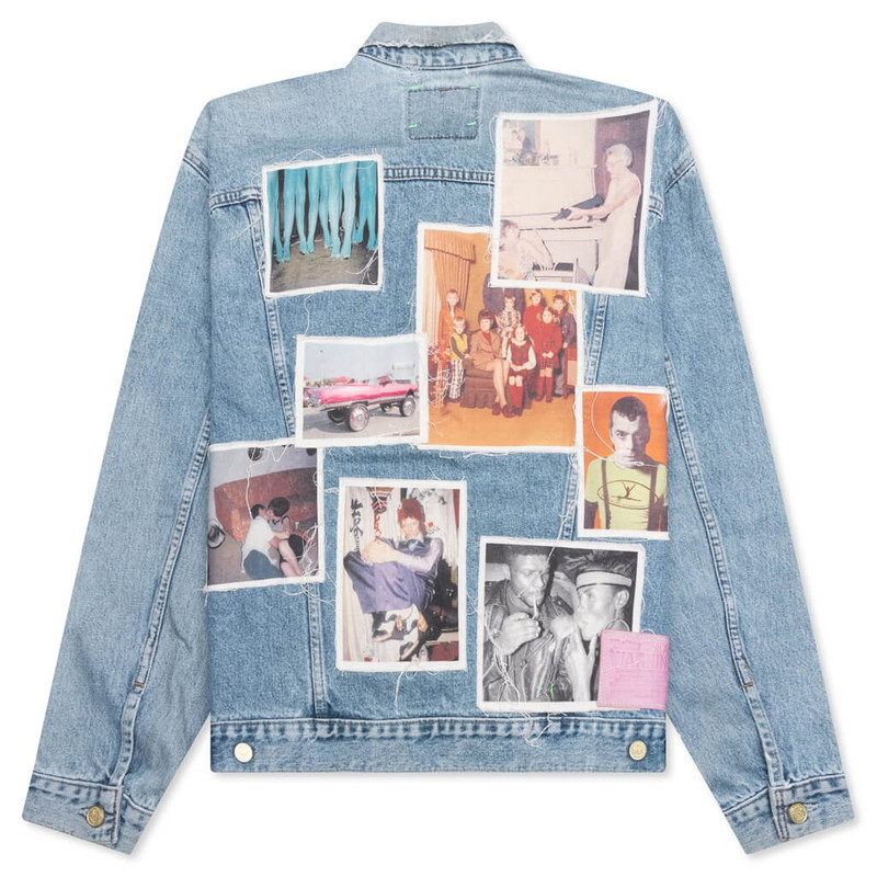 *Better With Age PORTRAIT DENIM JACKET - MULTI outlook