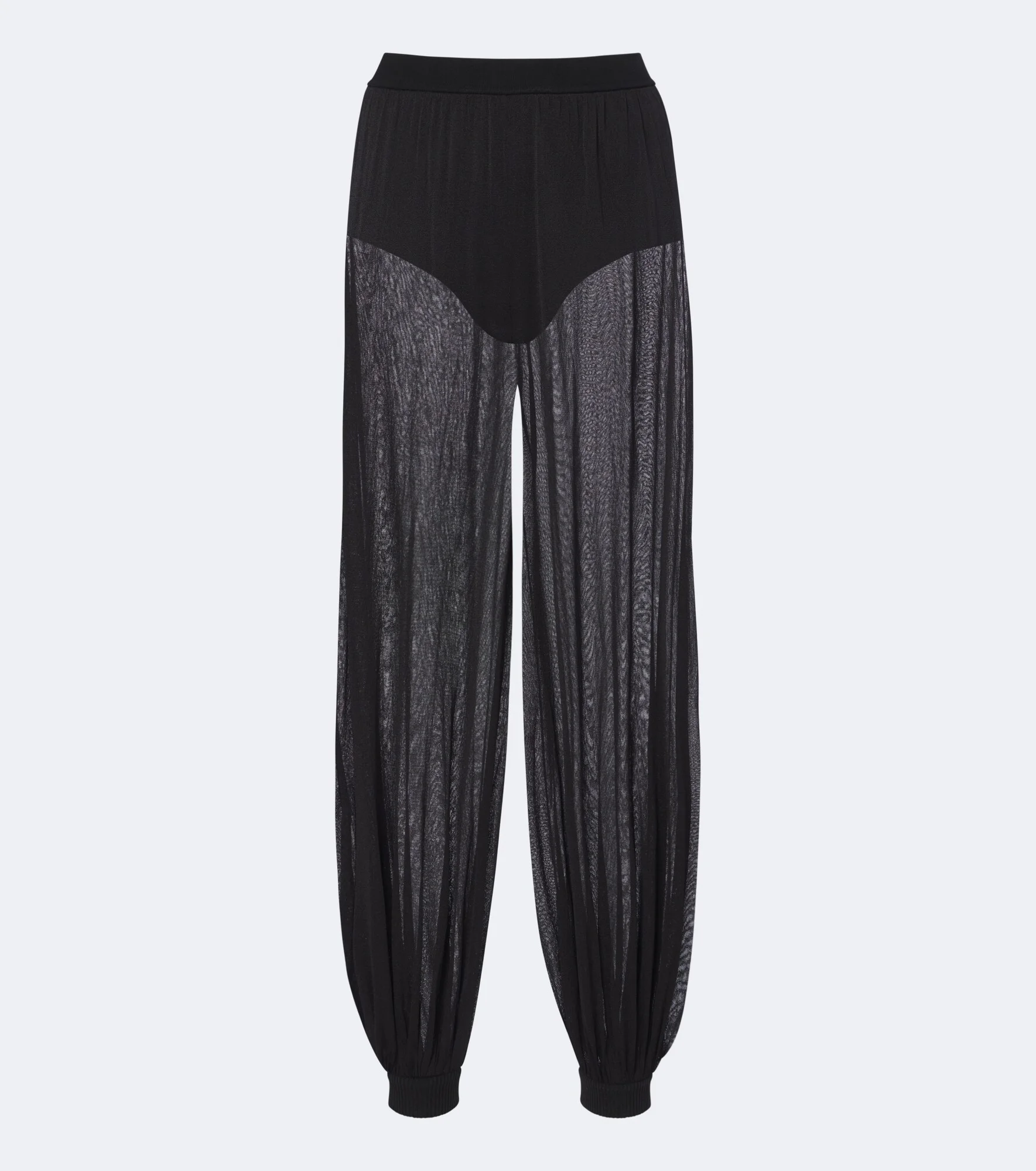 Flora sheer knit balloon pants - 1