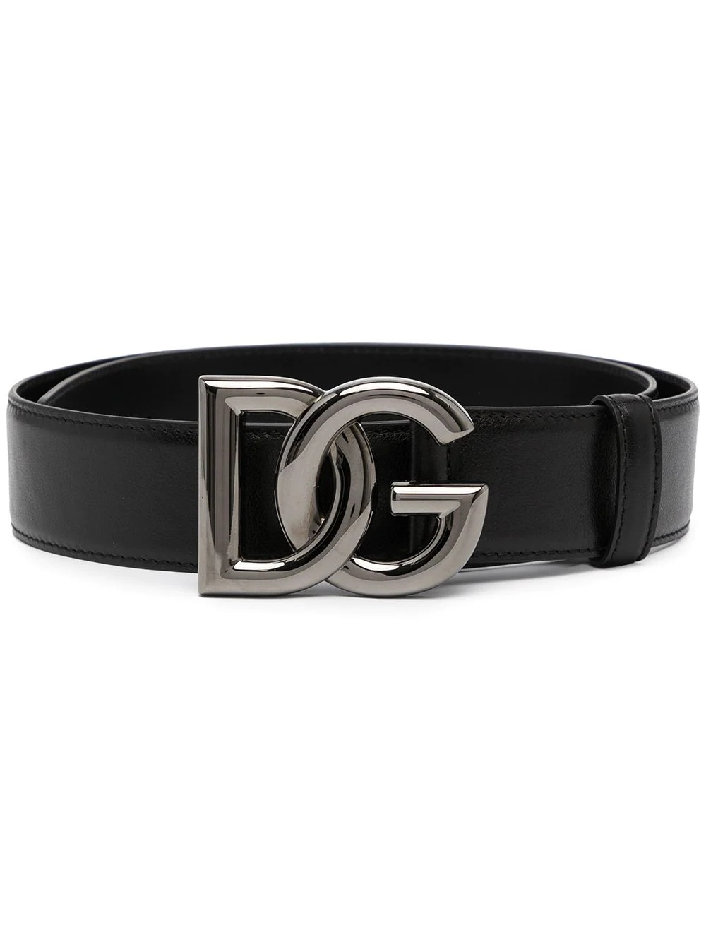 logo buckle belt - 1