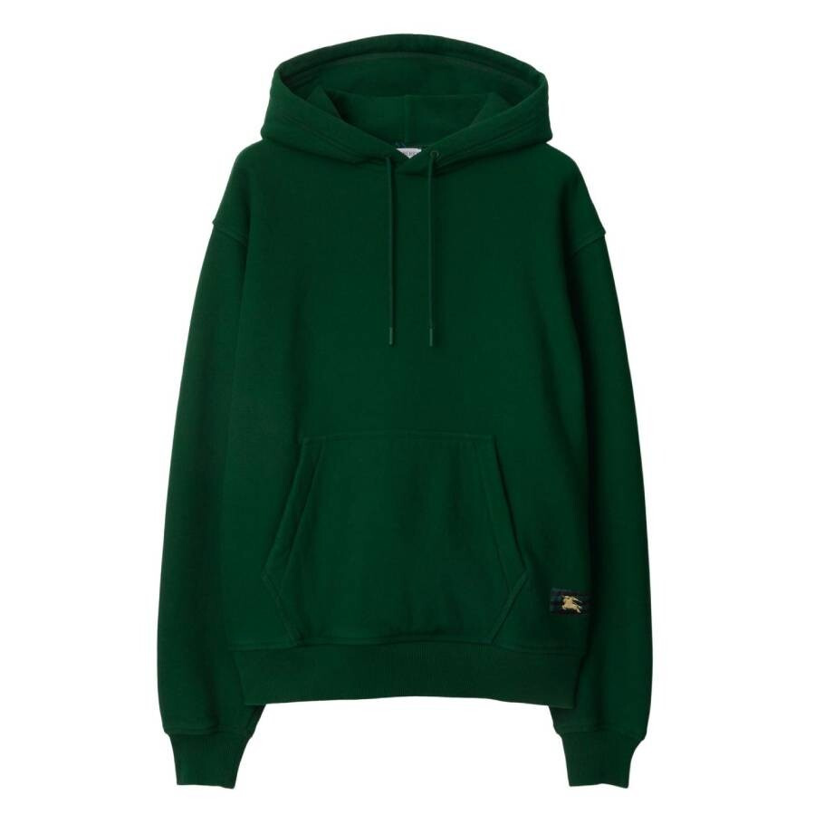 Burberry EKD Drawstring Cotton Hoodie - 1