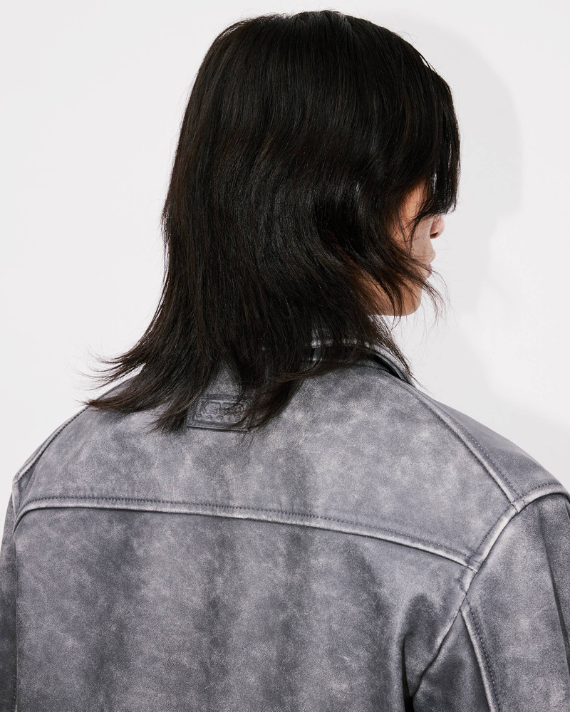 Casual blouson in leather 9