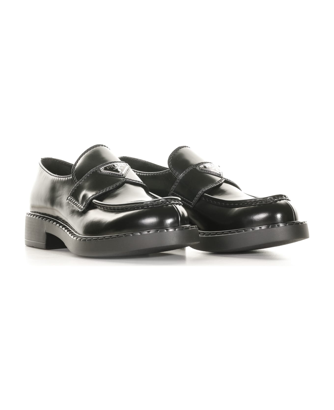 Chocolate Loafers In Brushed Leather - 2