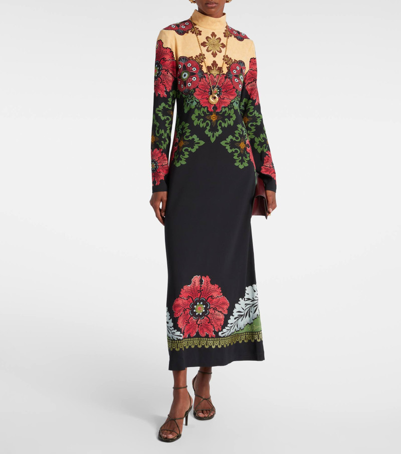 La DoubleJ Halle printed satin maxi dress outlook