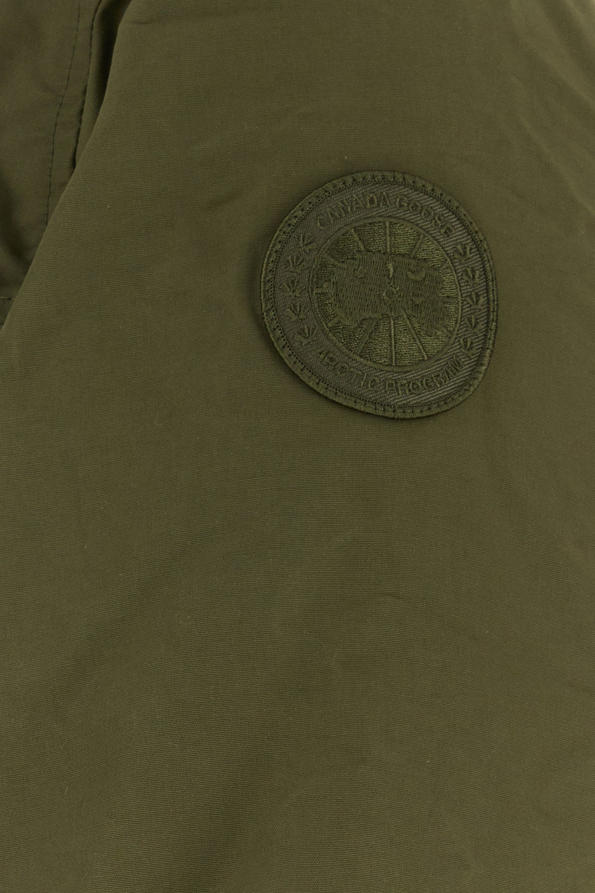 Army green cotton blend Maitland down jacket - 3