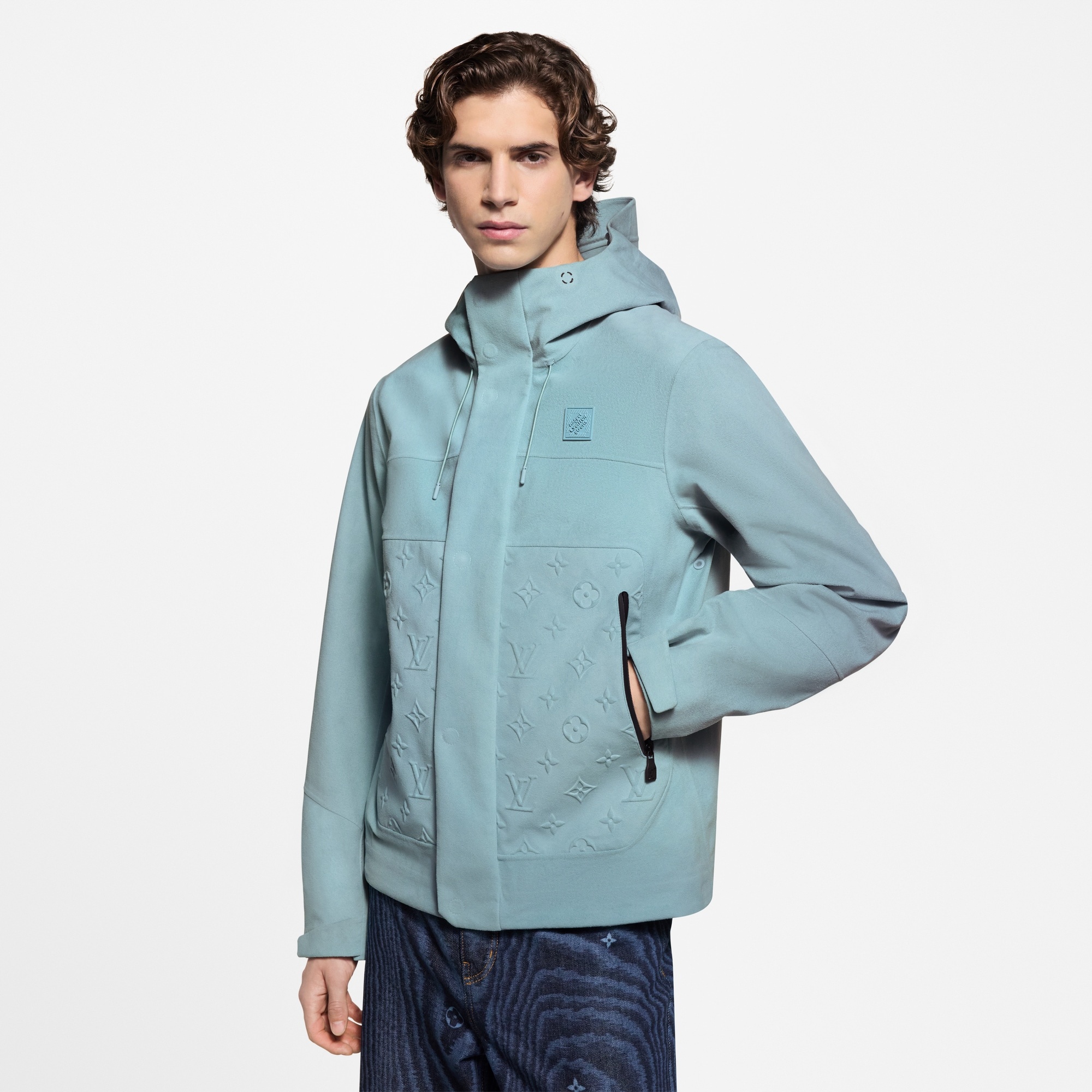 Technical Velvet Rain Jacket - 2