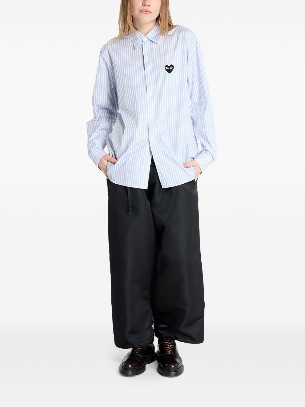 Black Heart Striped shirt - 3