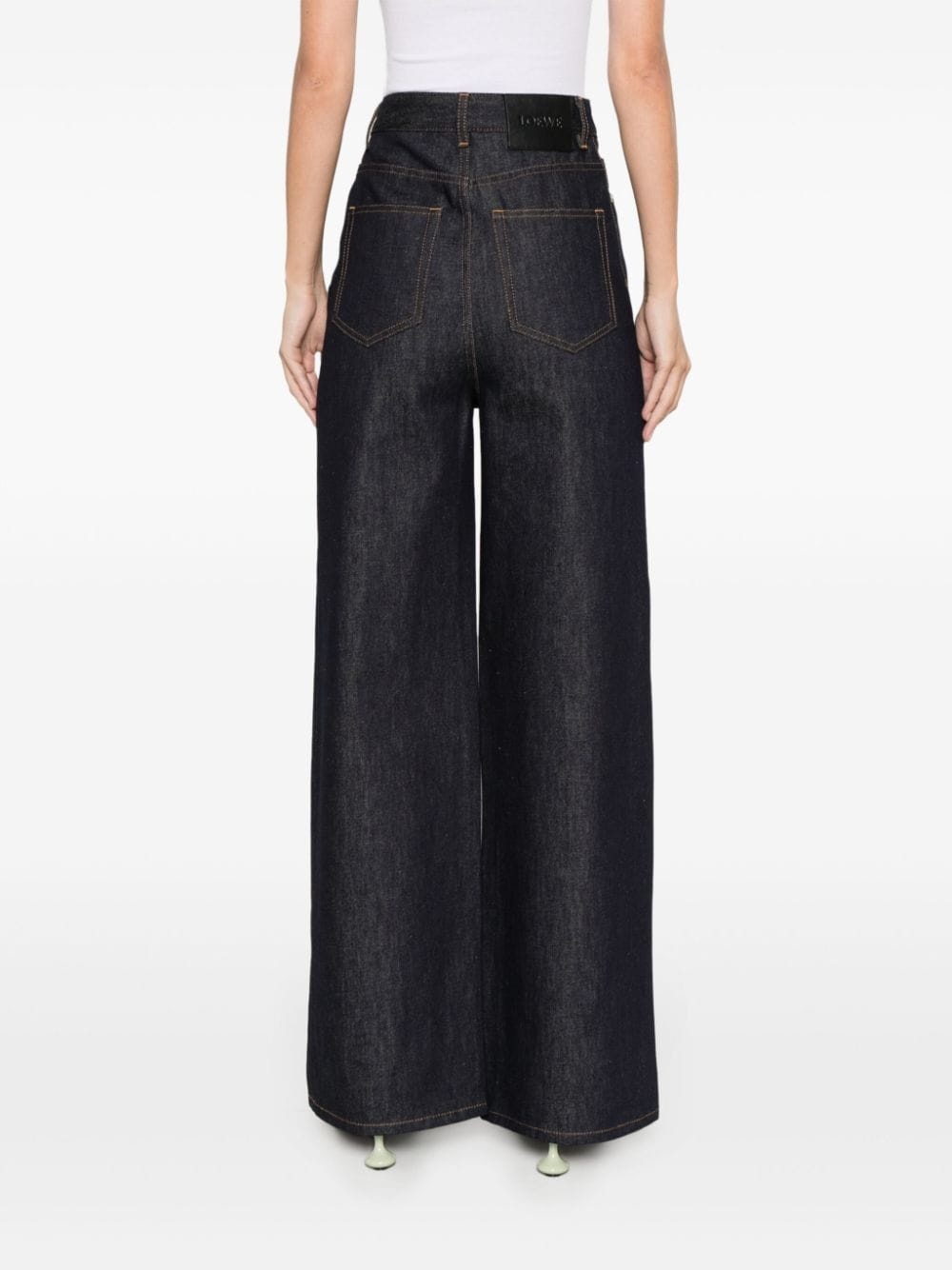 high-waist jeans - 4