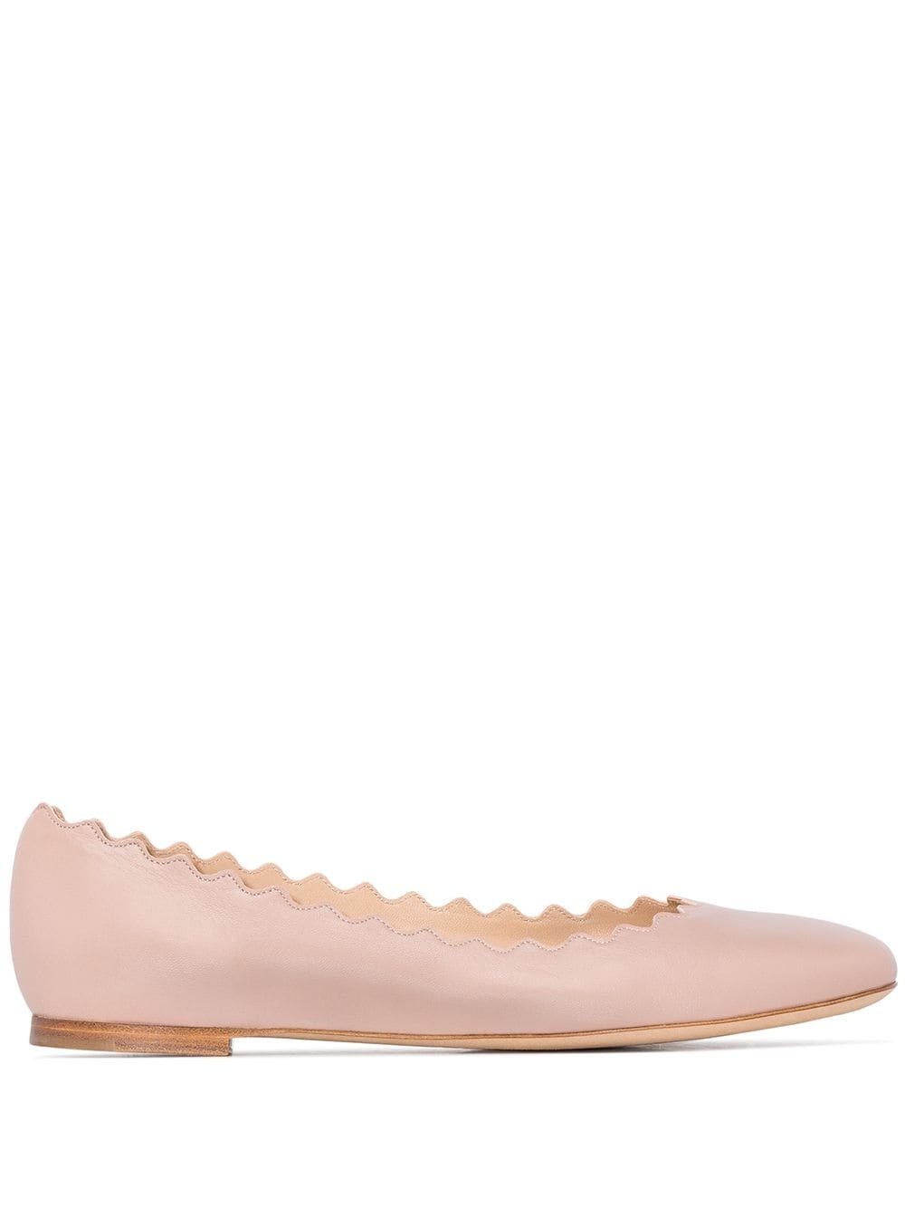 Lauren scalloped trim pumps - 1