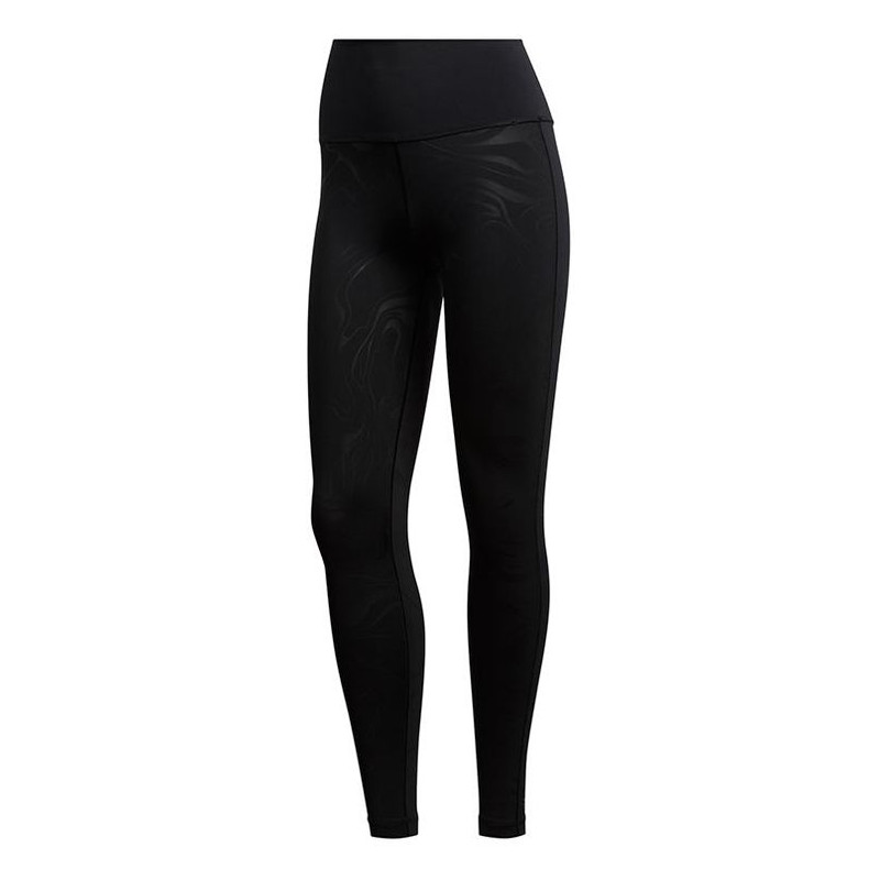 (WMNS) adidas Believe This Glam On Long Tights 'Black' GD1486 - 1