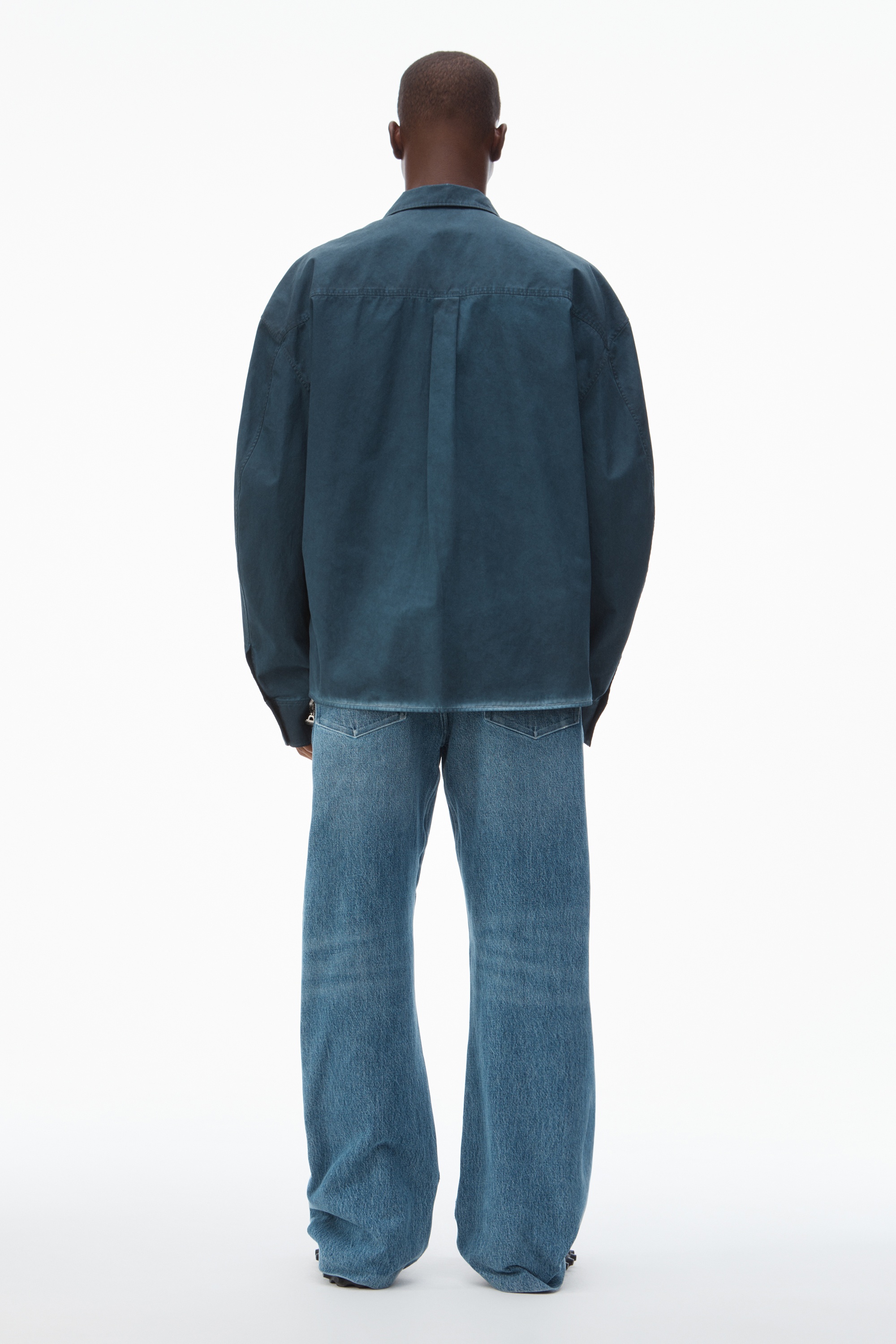 Oversized Workwear Shirt in Cotton - 4