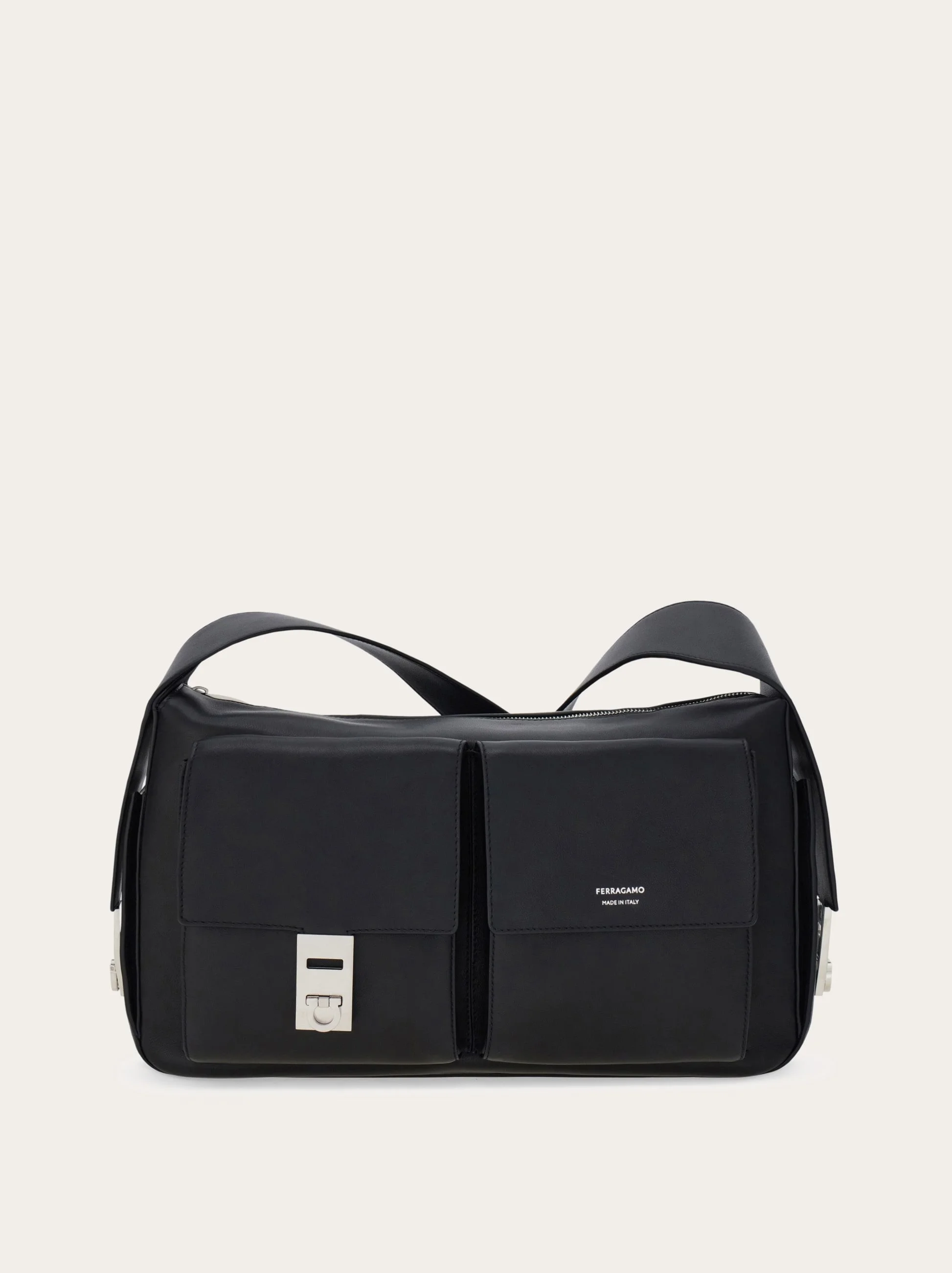 Utility shoulder bag with Hug buckle (L) - 1