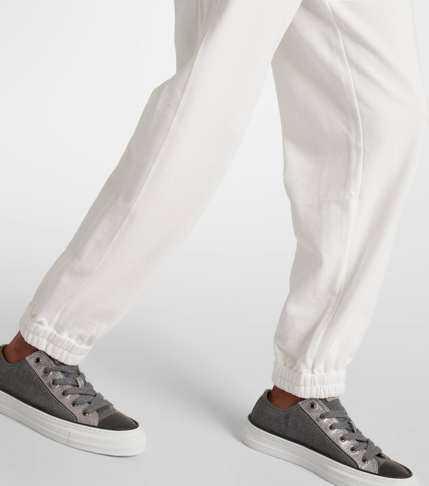 Cotton jersey sweatpants - 5