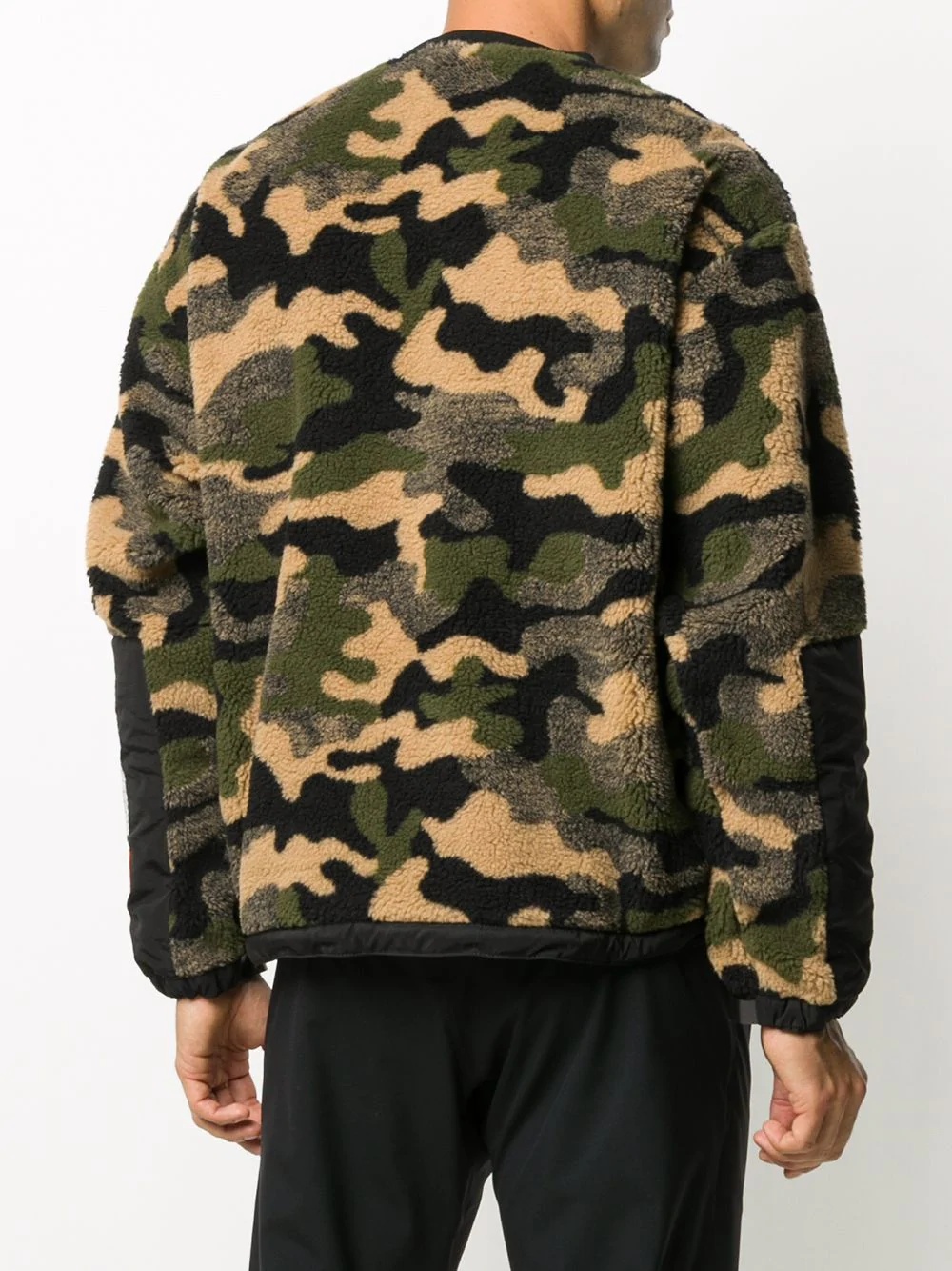 camouflage print jumper - 4