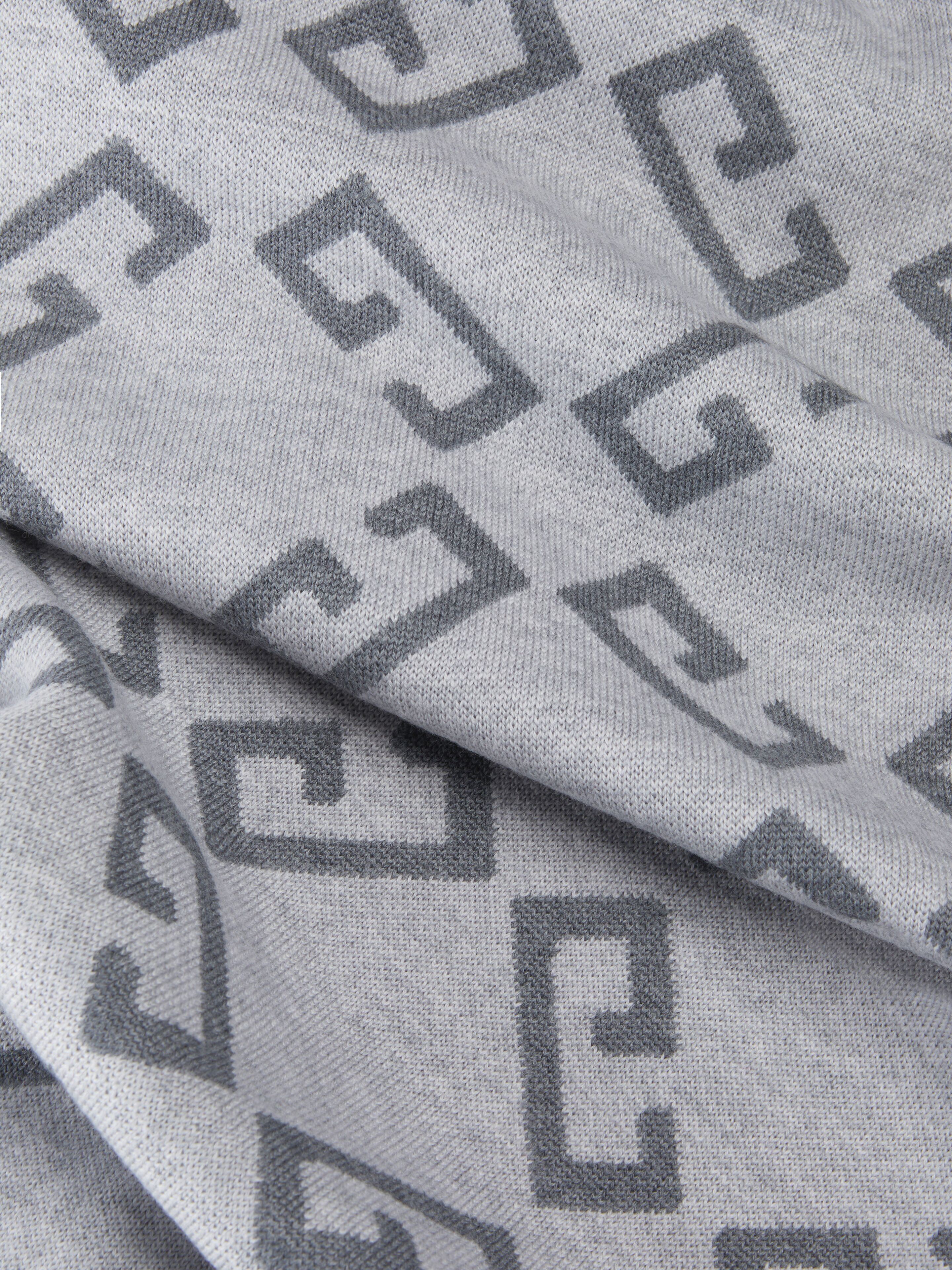 GIVENCHY MONOGRAM 72 DOUBLE SIDED SCARF IN WOOL - 3