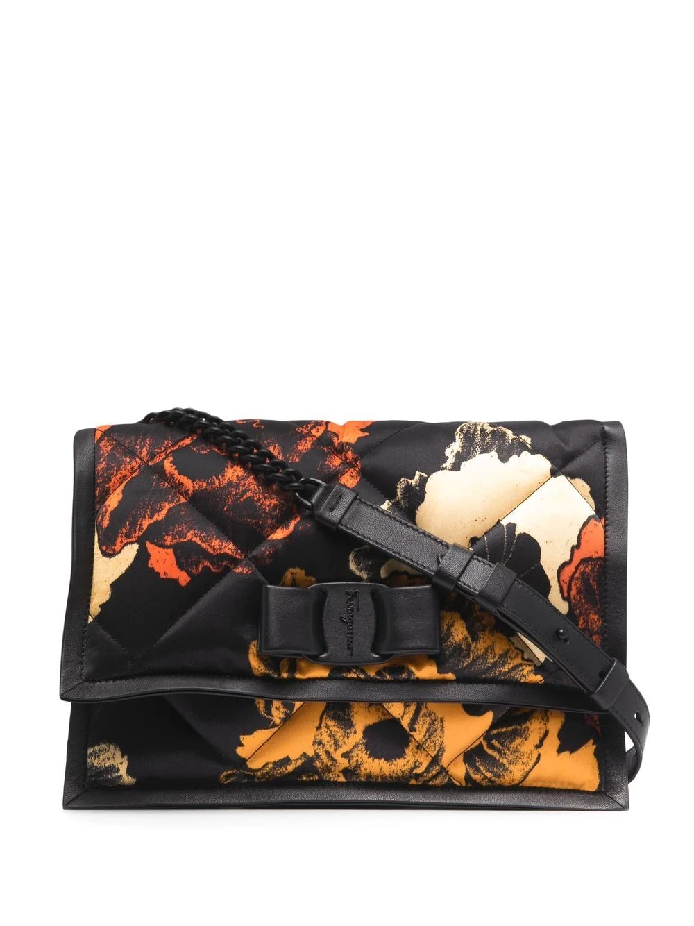 Viva Bow printed shoulder bag - 1