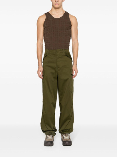 MSGM cotton cargo trousers outlook