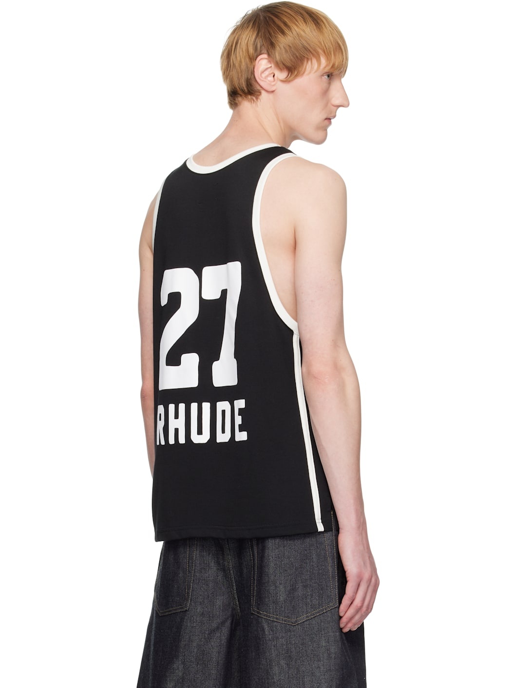 Black Como 1907 Edition Basketball Jersey Tank Top - 3