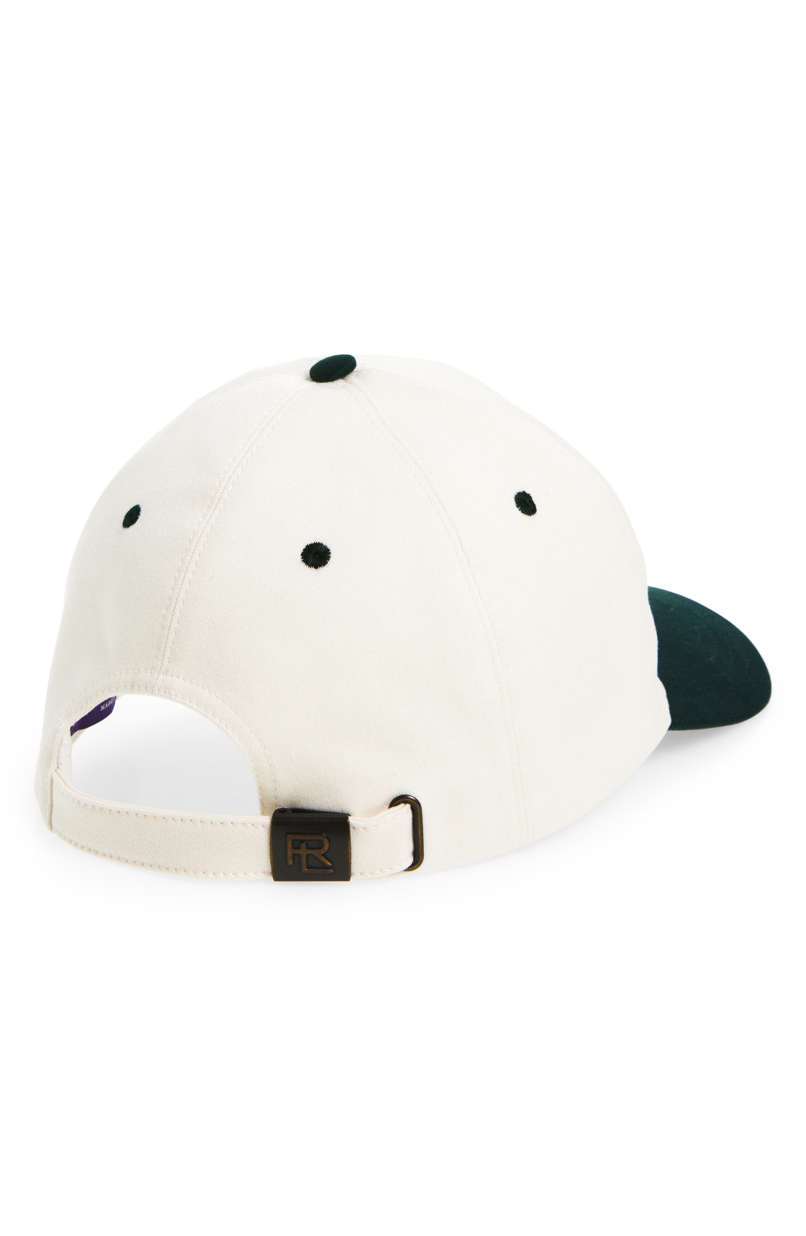Ralph Lauren Purple Label Embroidered Twill Baseball Cap in Classic Cream at Nordstrom - 2