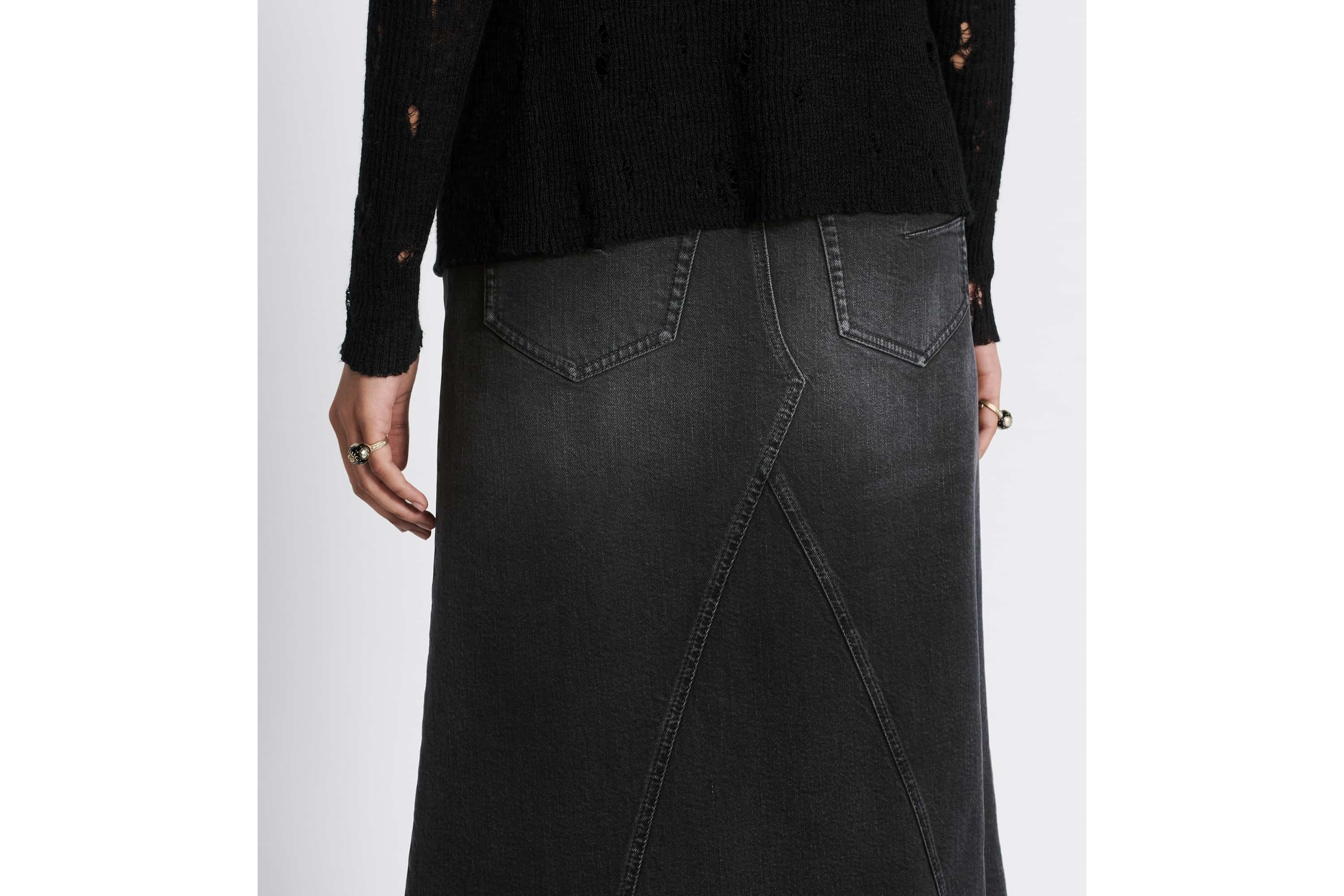 Flared Mid-Length Skirt - 7