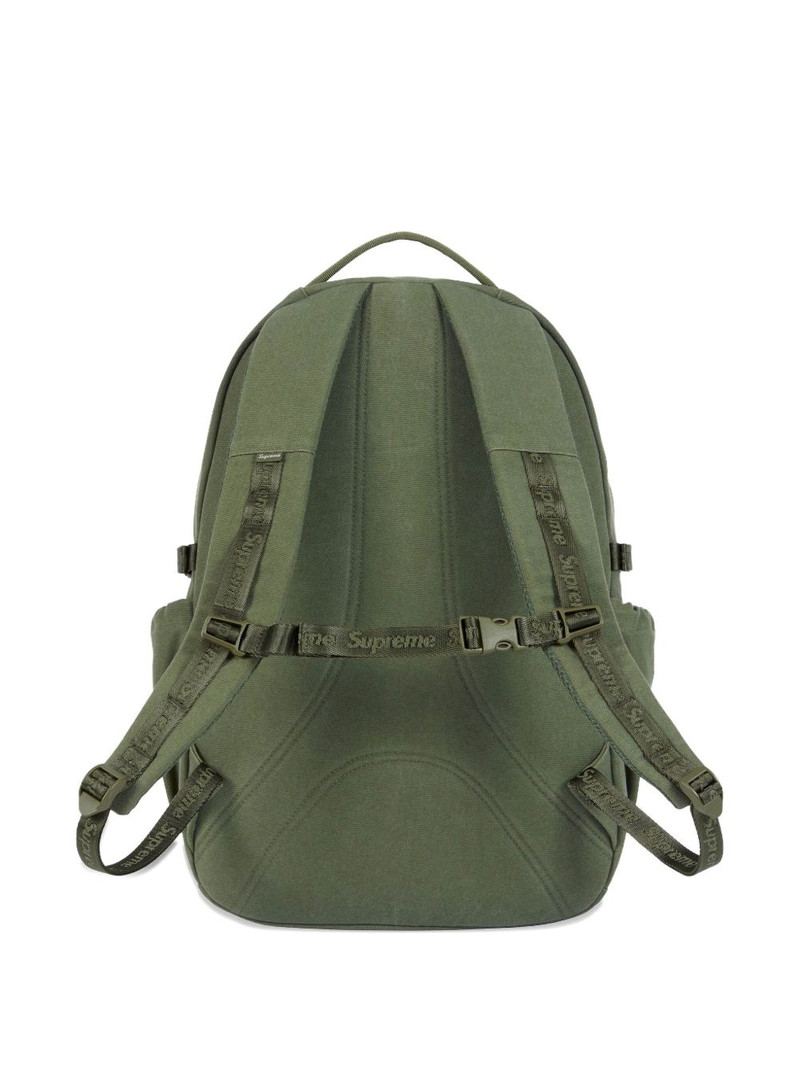 Supreme logo-patch backpack outlook