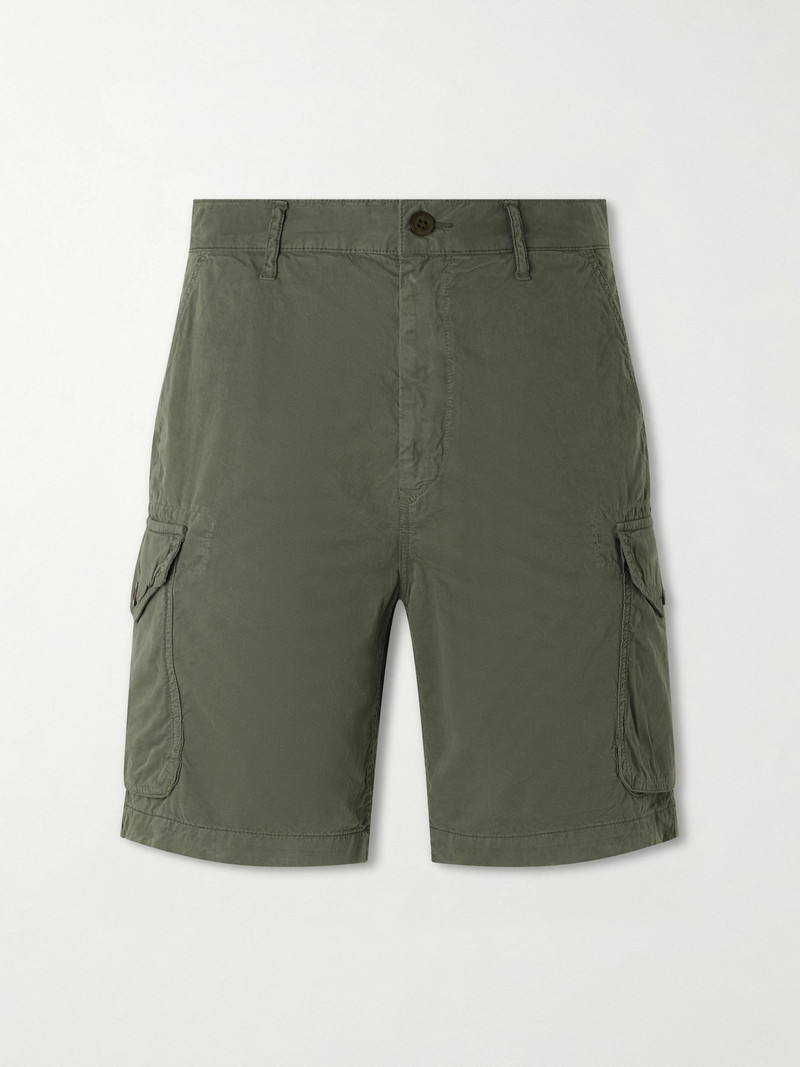 Battle Straight-Leg Cotton Shorts 1