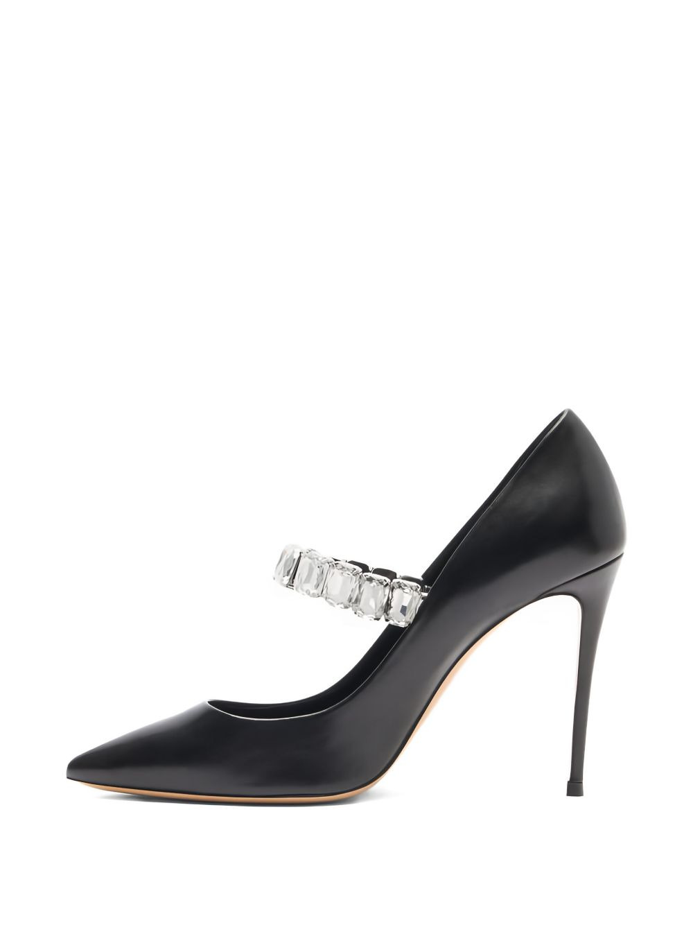 100mm Julia Minorca crystal-embellished pointed-toe pumps - 4