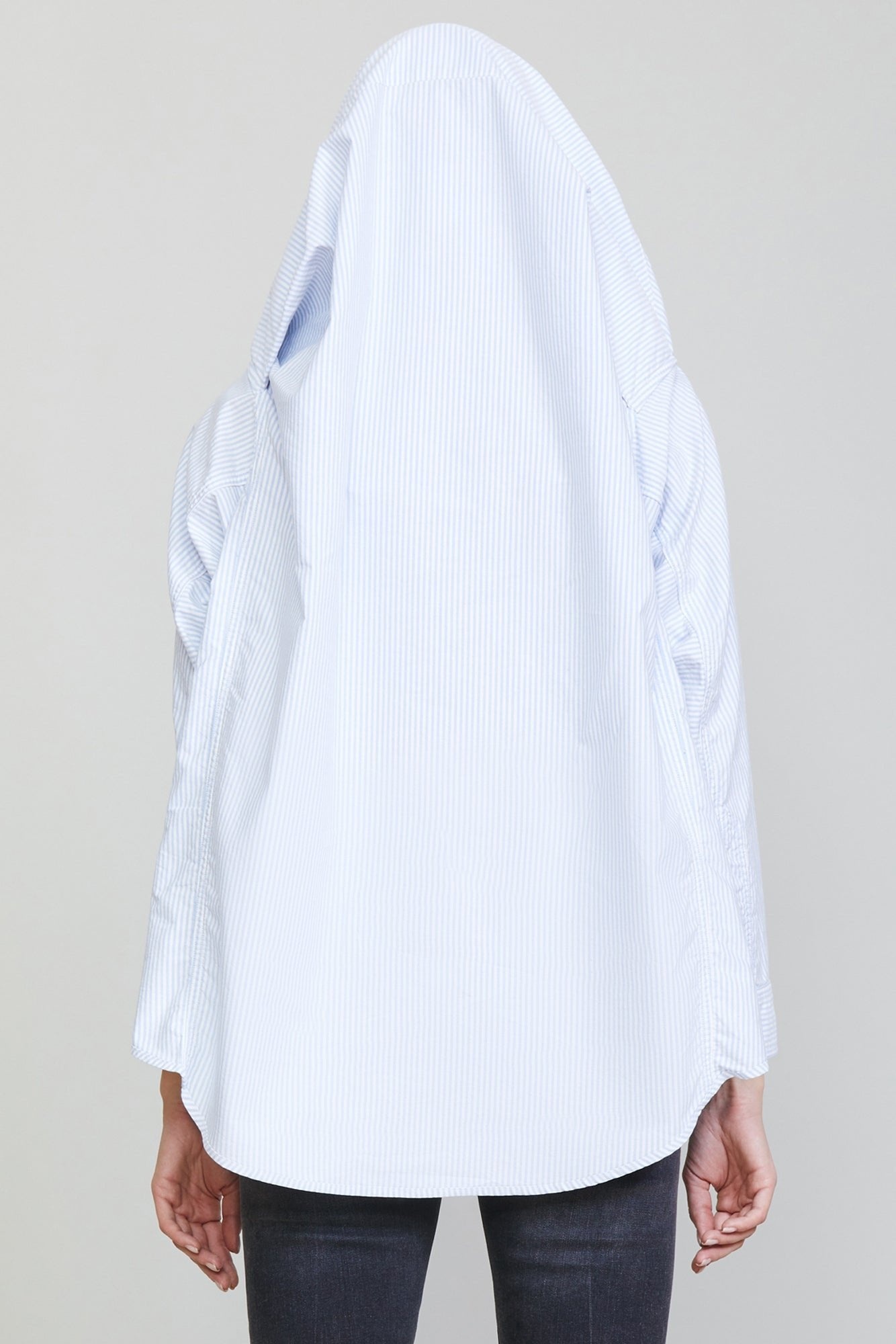 CONVERTIBLE BUTTONDOWN SHIRT - BLUE STRIPE - 7