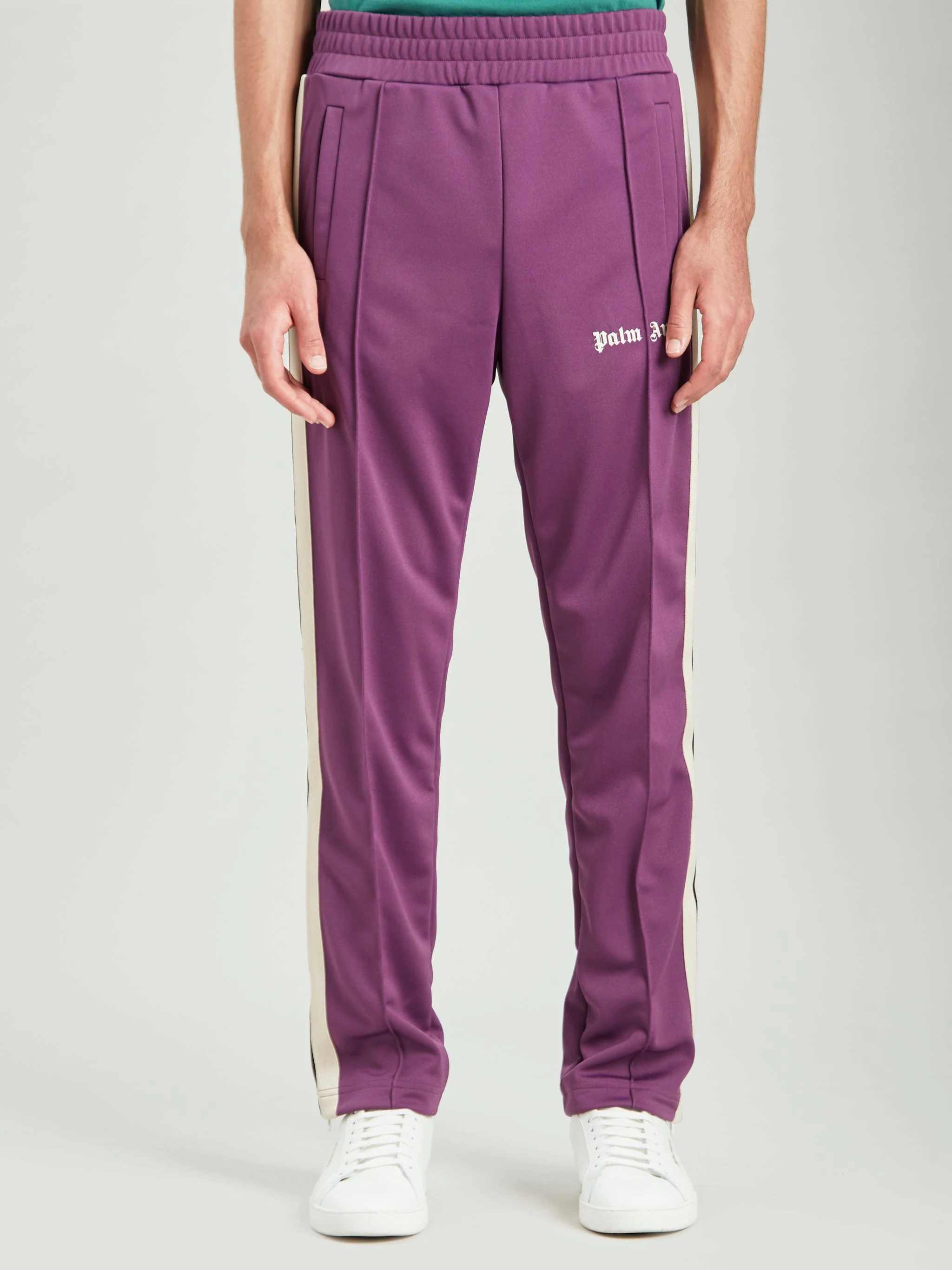BURGUNDY TRACK PANTS - 3