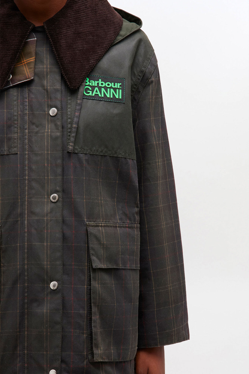 WAXED JACKET IN GREEN 4
