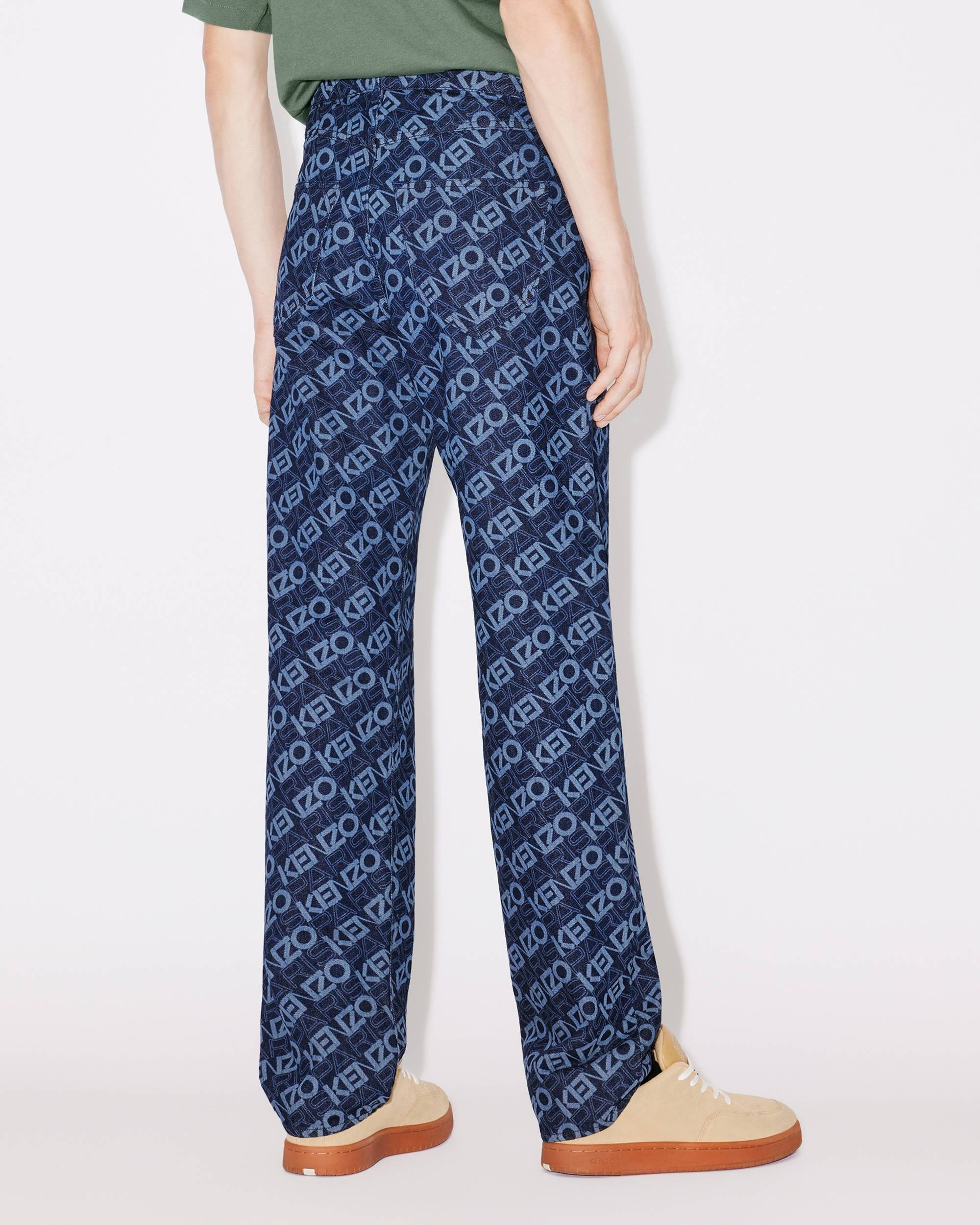 'Monogram' ASAGAO straight-fit jeans - 5