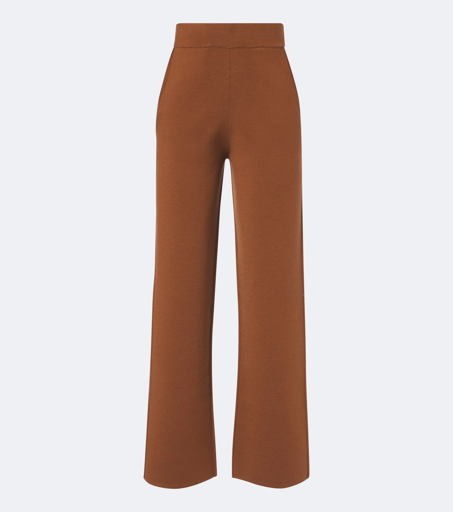 Wool-blend wide-leg pants - 1