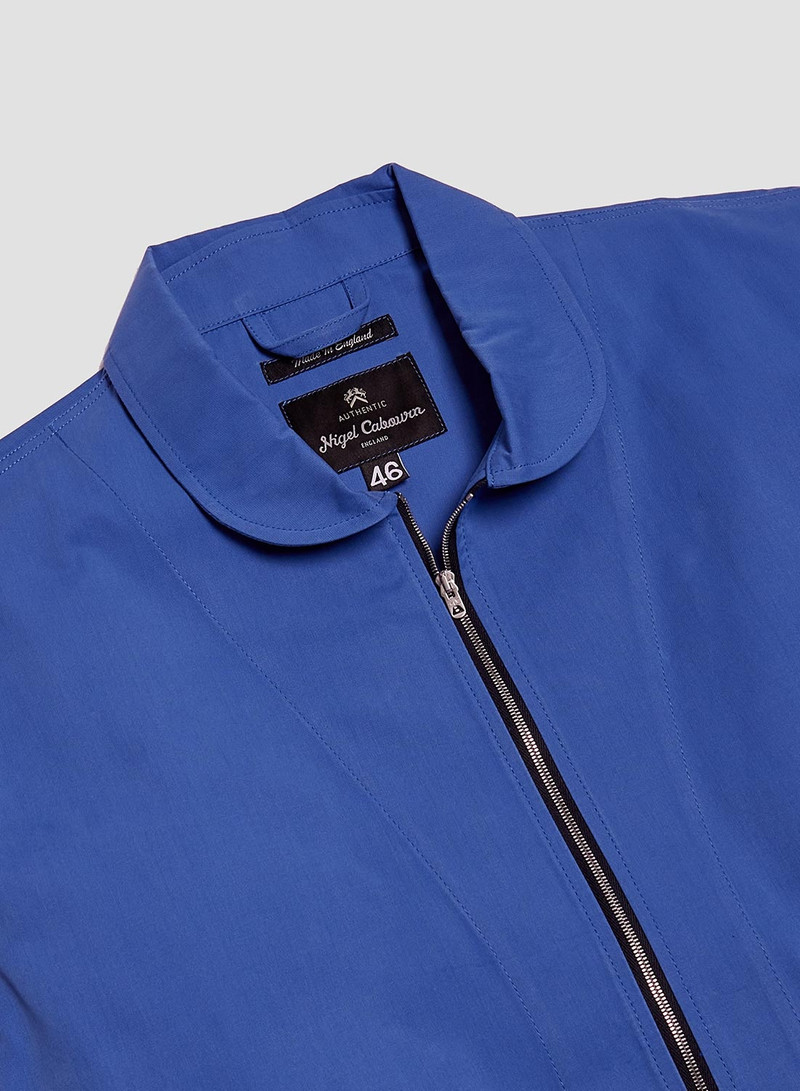 Nigel Cabourn Flight Shirt Jacket In Blue outlook