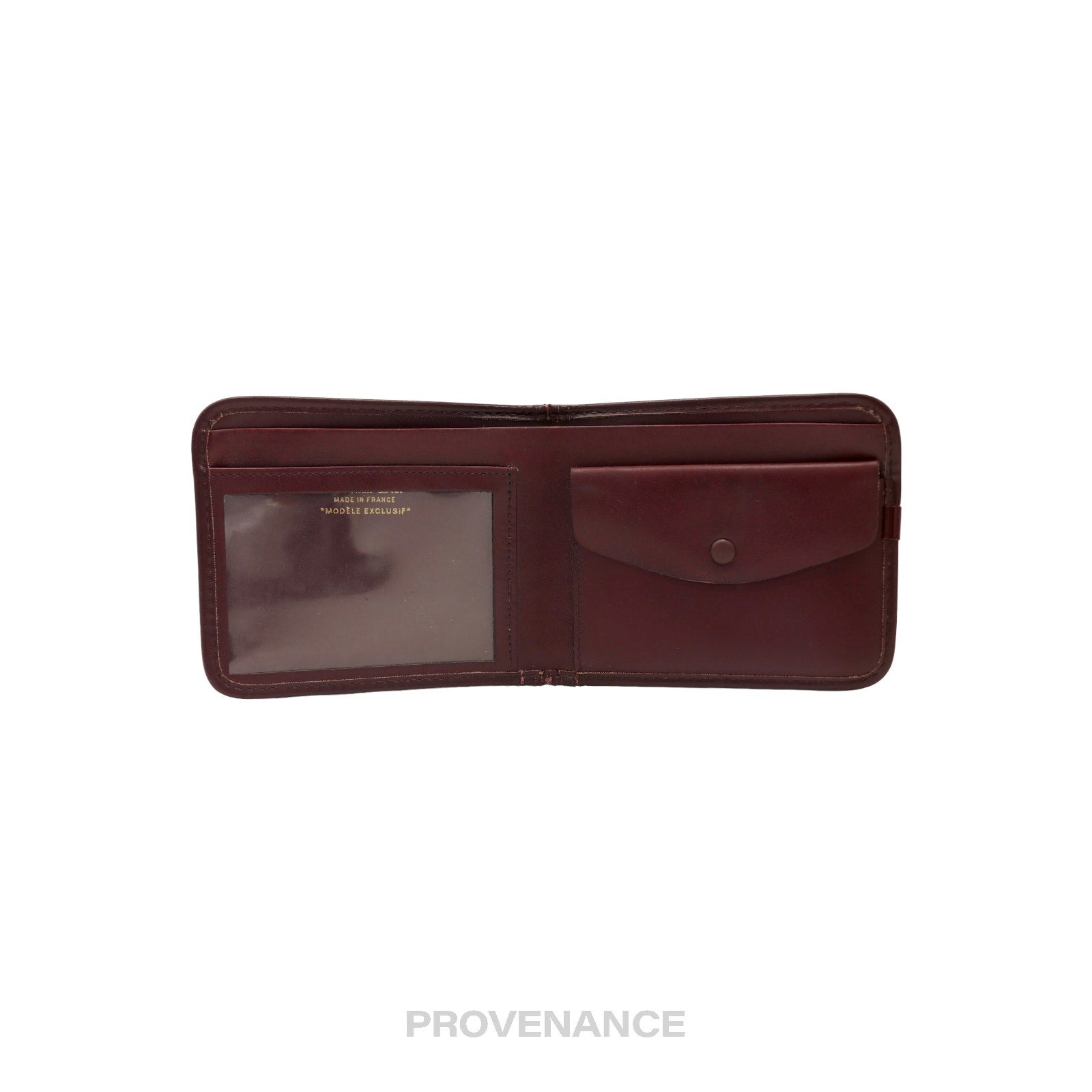 Dior Trotter Bifold Wallet - Burgundy Jacquard - 6