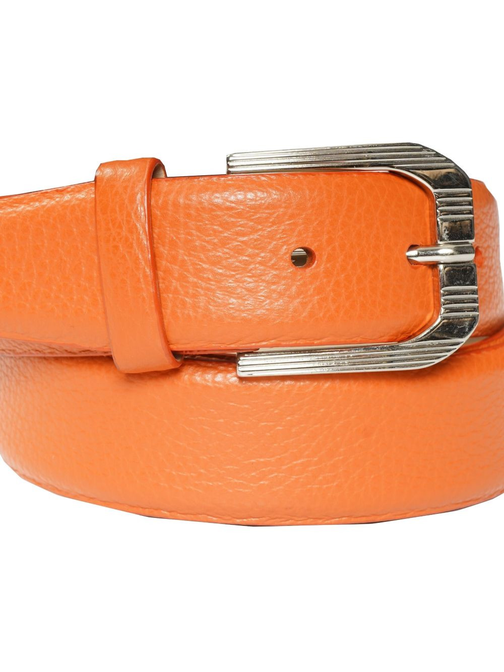 pebbled-leather buckle belt - 2