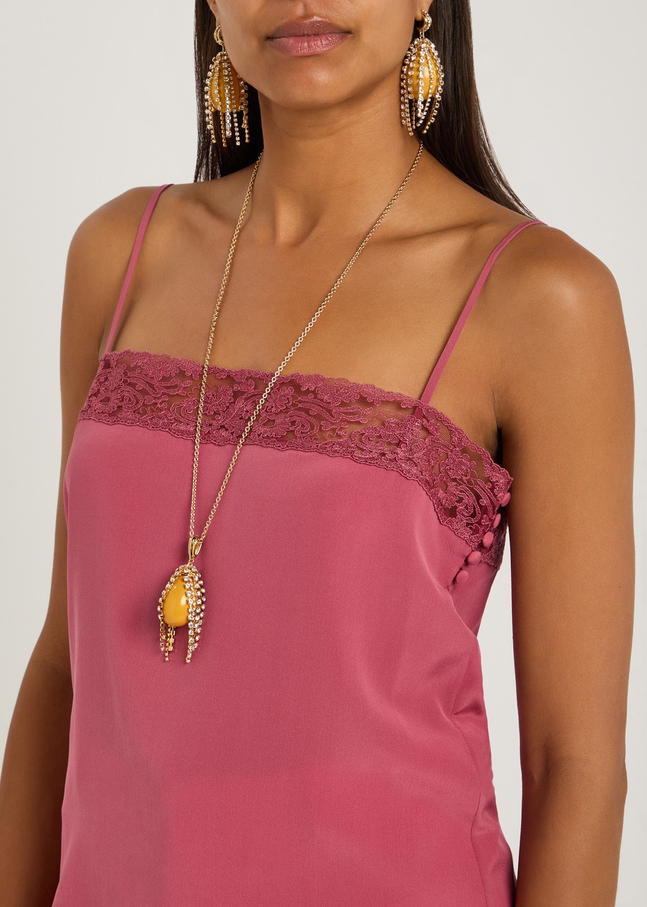 Chloe The Chloé Glow Embellished Necklace - 2