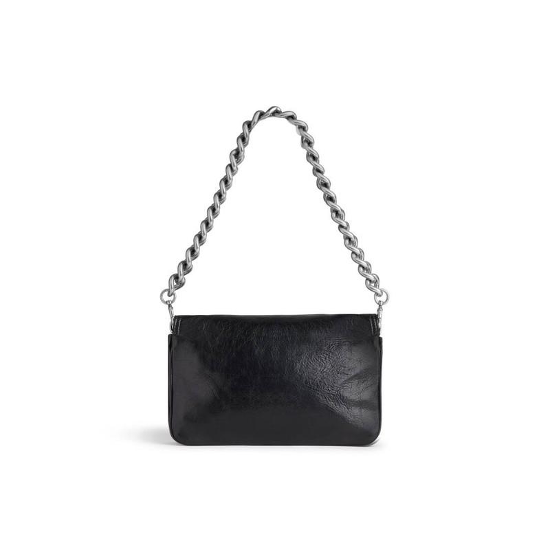 Women's Bb Soft Small Flap Bag in Black 4