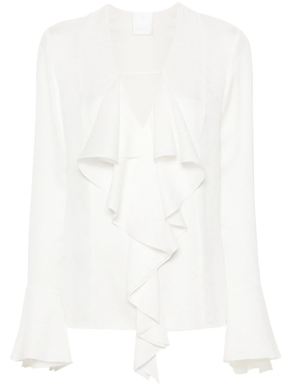 Givenchy Women Silk Ruffled Blouse - 1