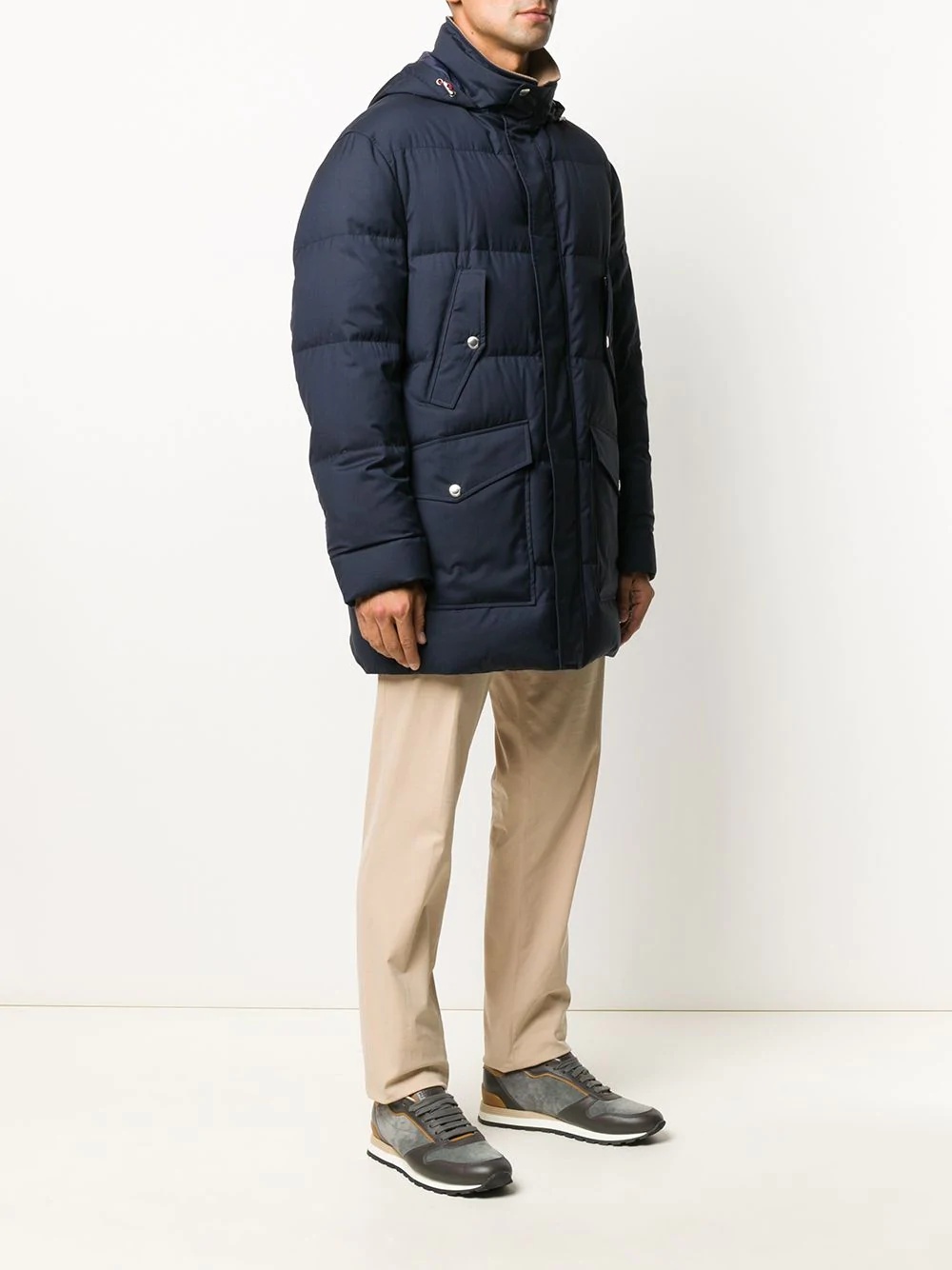 hooded padded jacket - 3