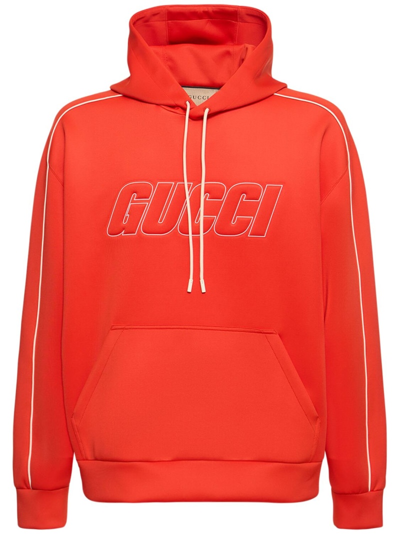 Gucci technical hoodie hotsell