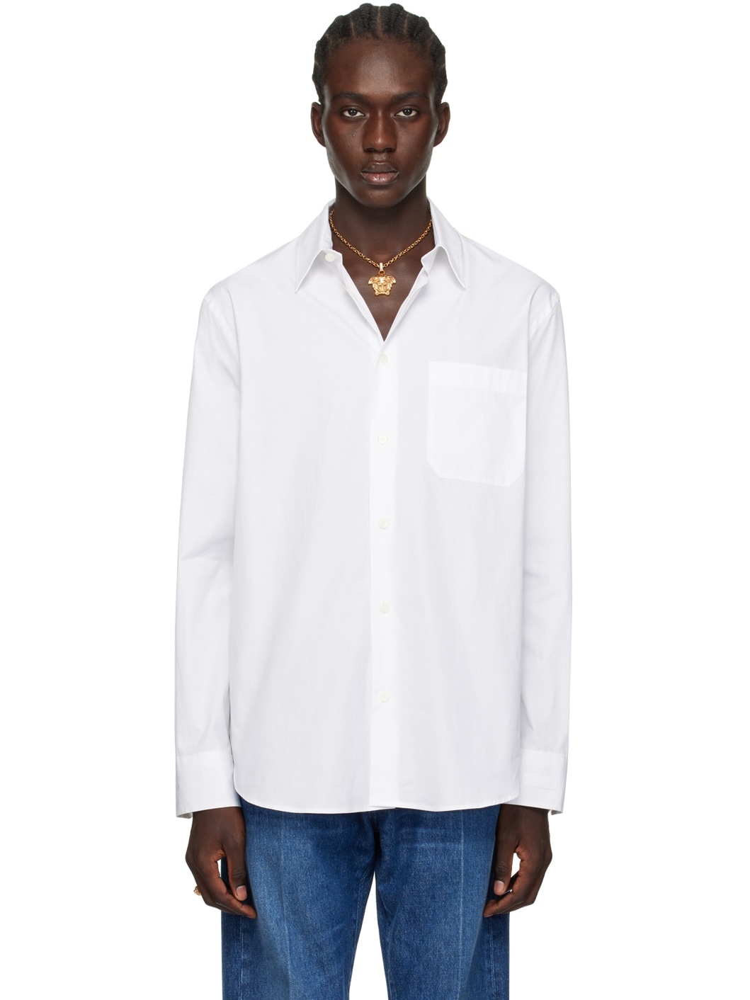 White Barocco Shirt - 1
