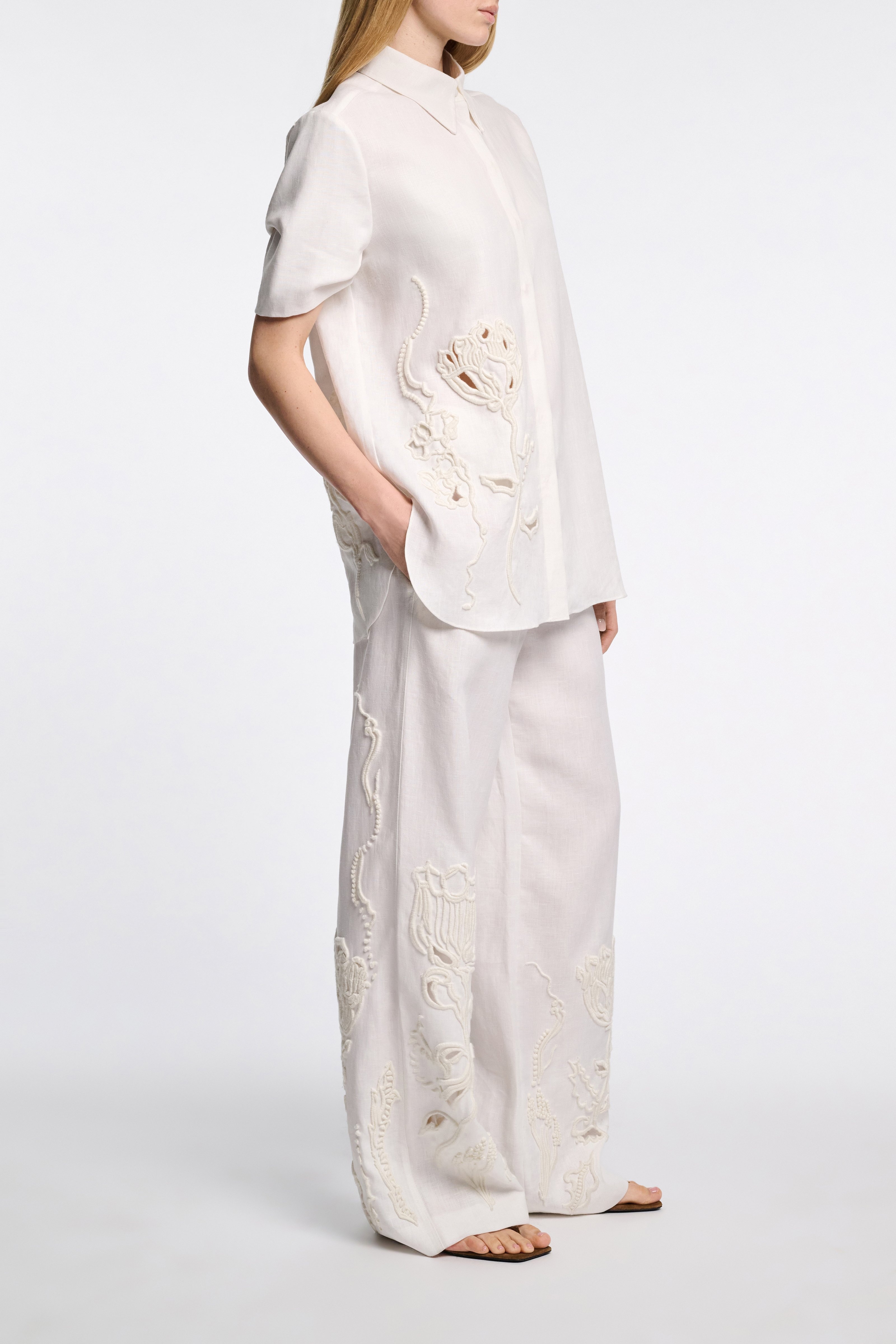 EMBROIDERED BEAUTY pants - 3