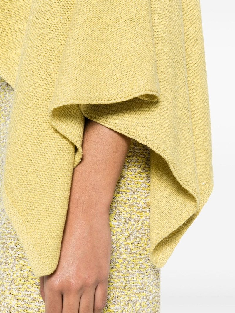sequinned cropped poncho 5