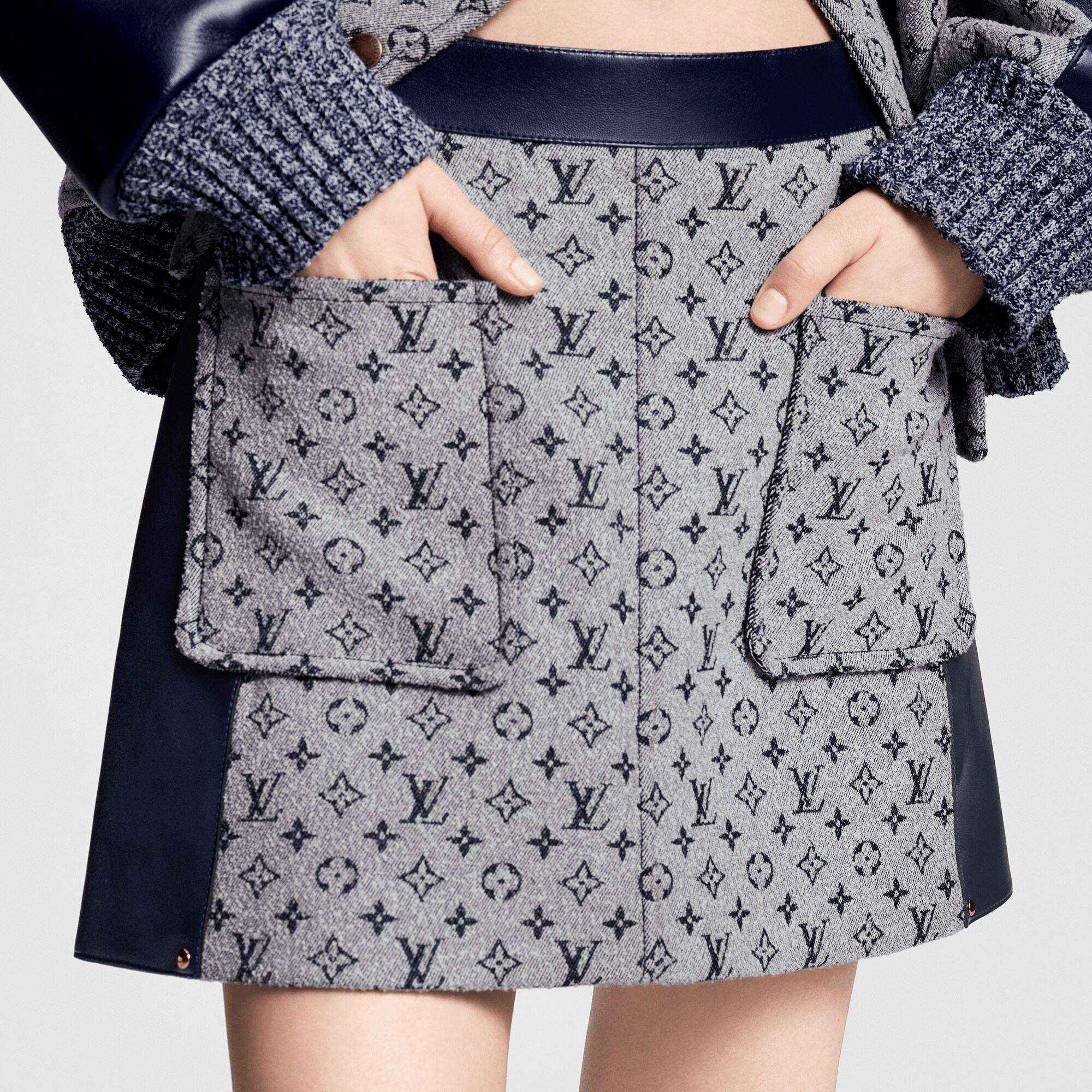Bouclé Monogram Mini Skirt - 2