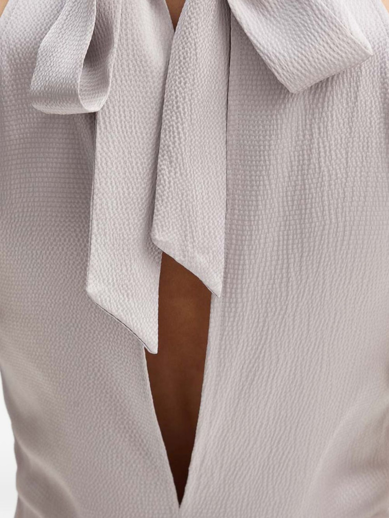 Rheo bow halterneck dress 5
