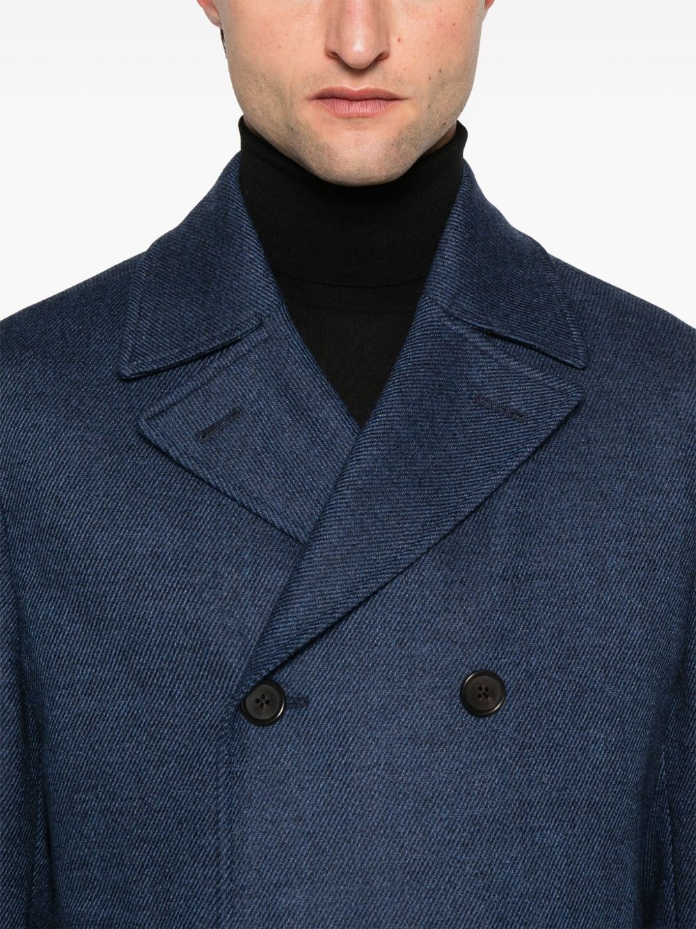 striped peacoat - 5